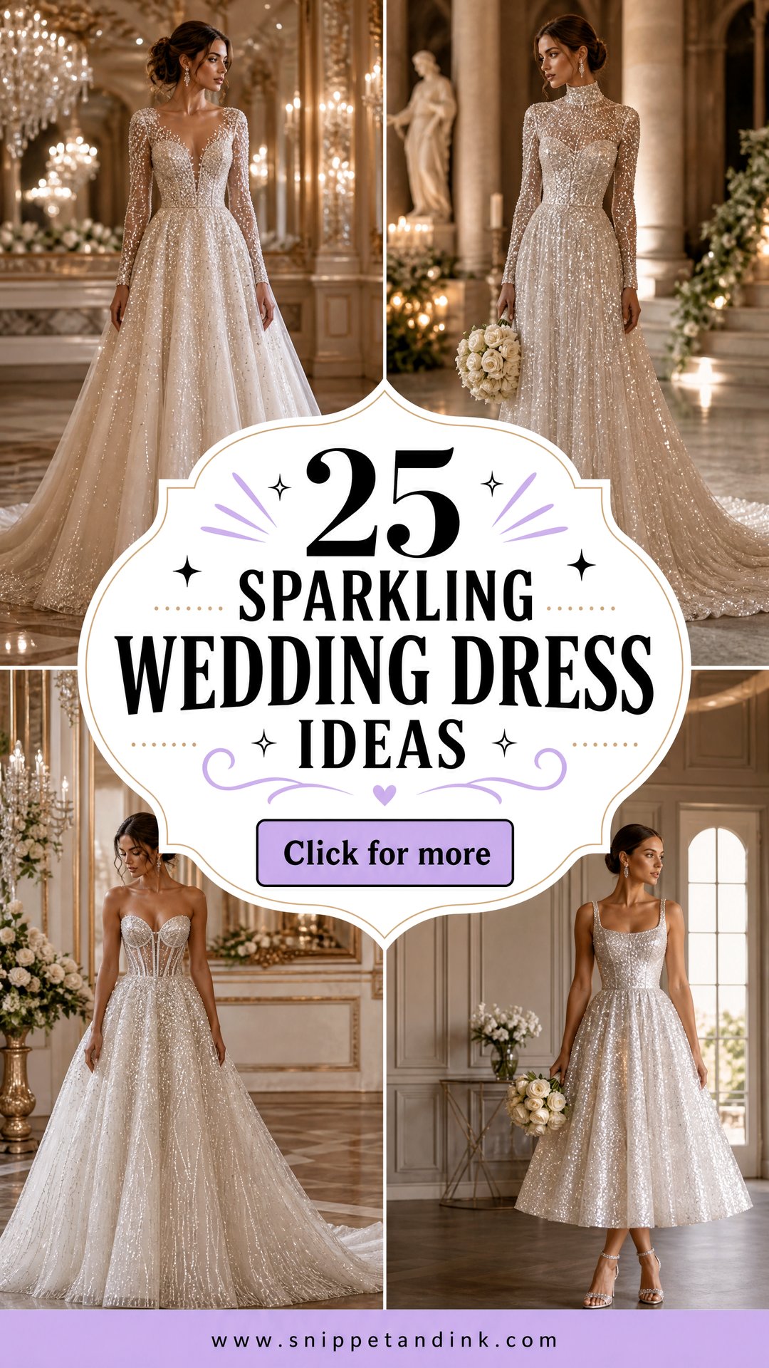25 Sparkling Wedding Dress Ideas Glamorous Looks That Shine - 25 Sparkling Wedding Dress Ideas: Glamorous Looks That Shine