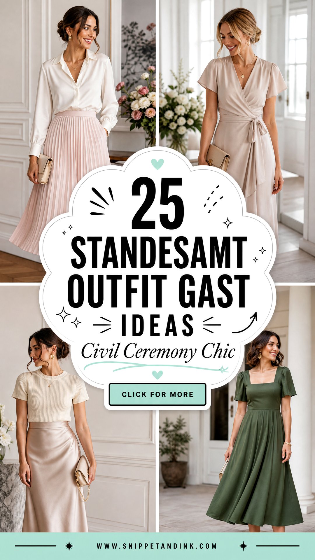 25 Standesamt Outfit Gast Ideas for Chic Civil Weddings - 25 Standesamt Outfit Gast Ideas for Chic Civil Weddings