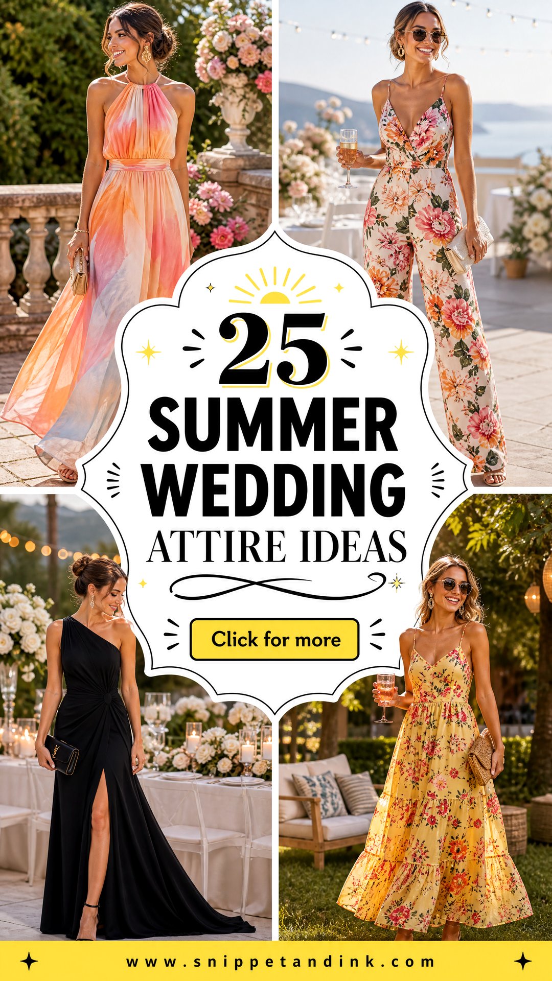 25 Summer Wedding Attire Ideas for Stylish Warm-Weather Guests - 25 Summer Wedding Attire Ideas for Stylish Warm-Weather Guests