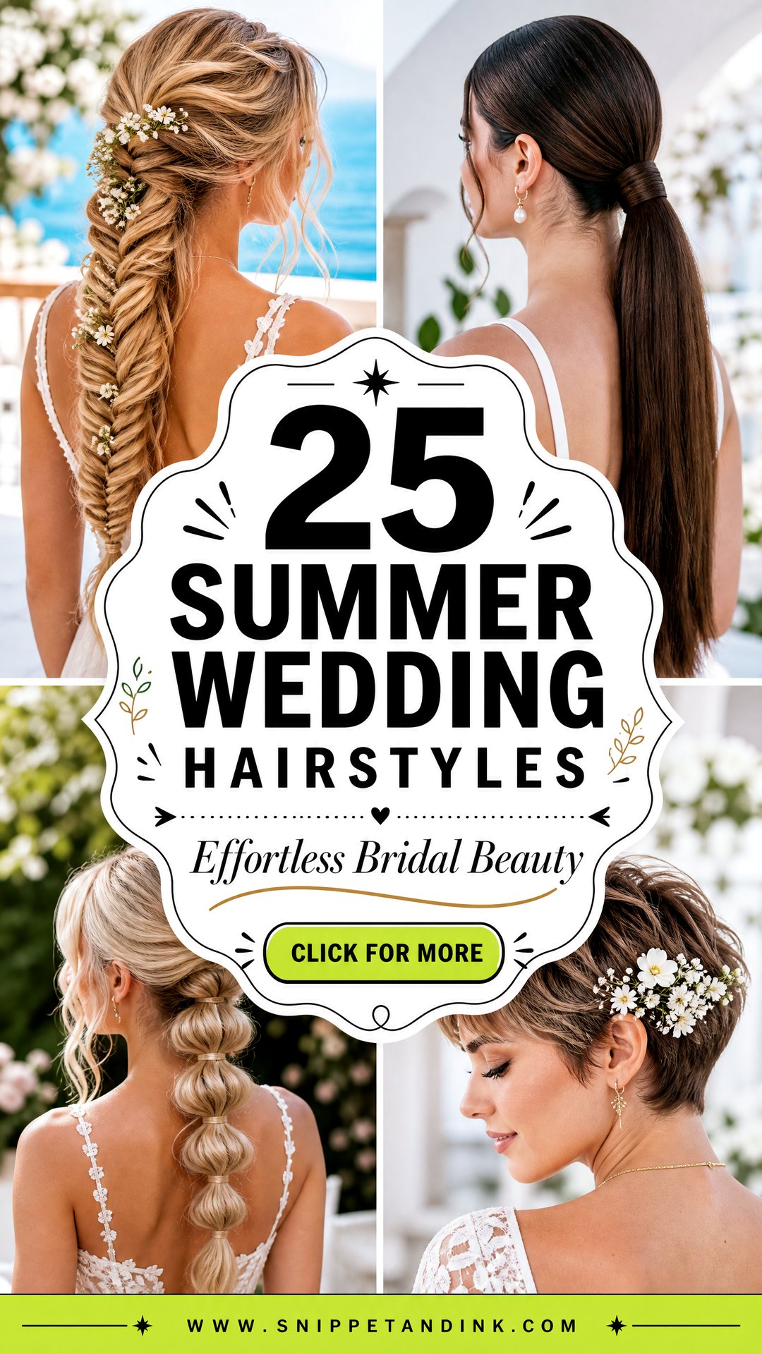 25 Summer Wedding Hairstyles for Effortless Bridal Beauty - 25 Summer Wedding Hairstyles for Effortless Bridal Beauty