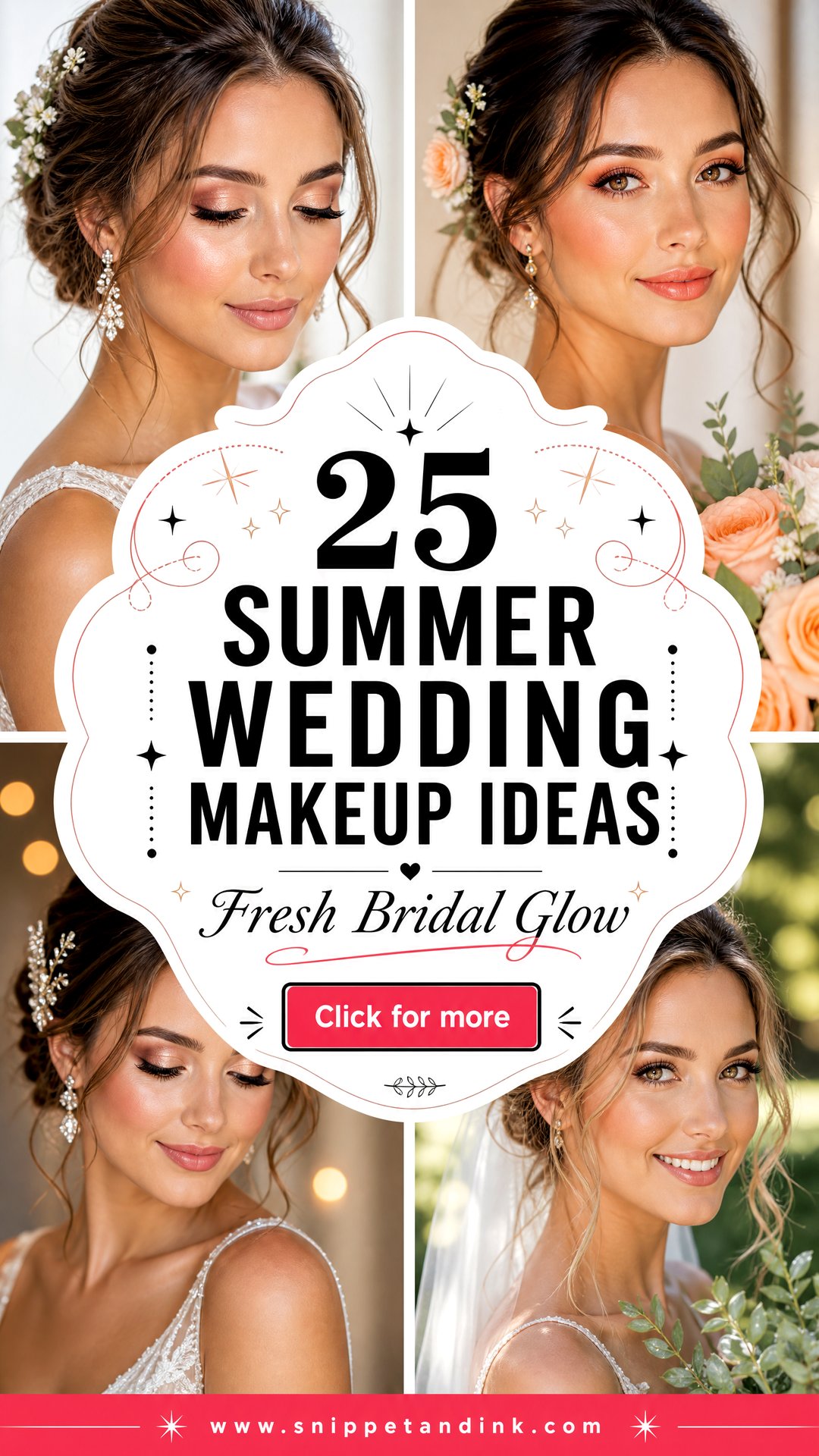 25 Summer Wedding Makeup Ideas for a Fresh Bridal Glow - 25 Summer Wedding Makeup Ideas for a Fresh Bridal Glow