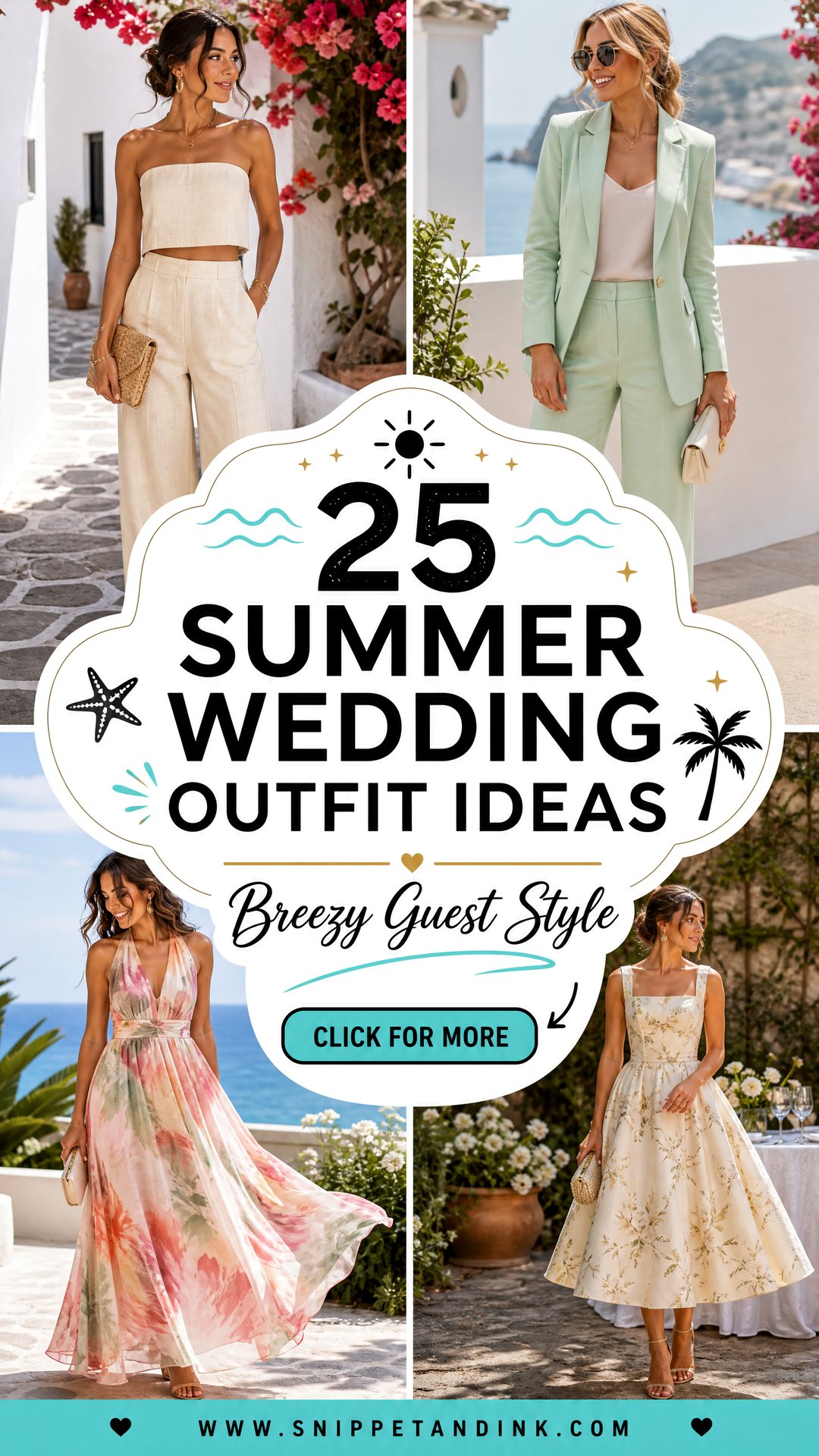 25 Summer Wedding Outfit Ideas for Guests and Bridesmaids - 25 Summer Wedding Outfit Ideas for Guests and Bridesmaids