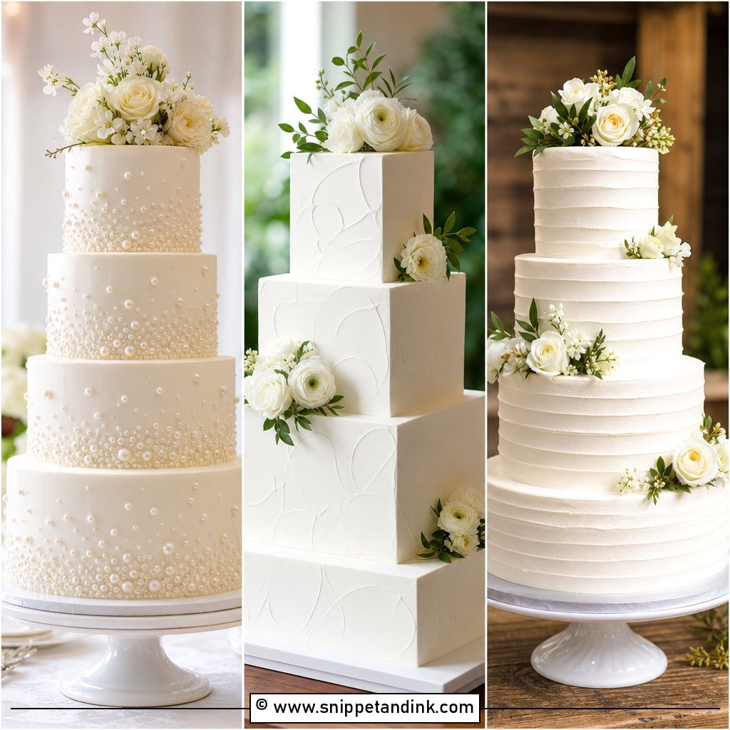 25 Swiss Meringue Buttercream Wedding Cake Ideas to Love