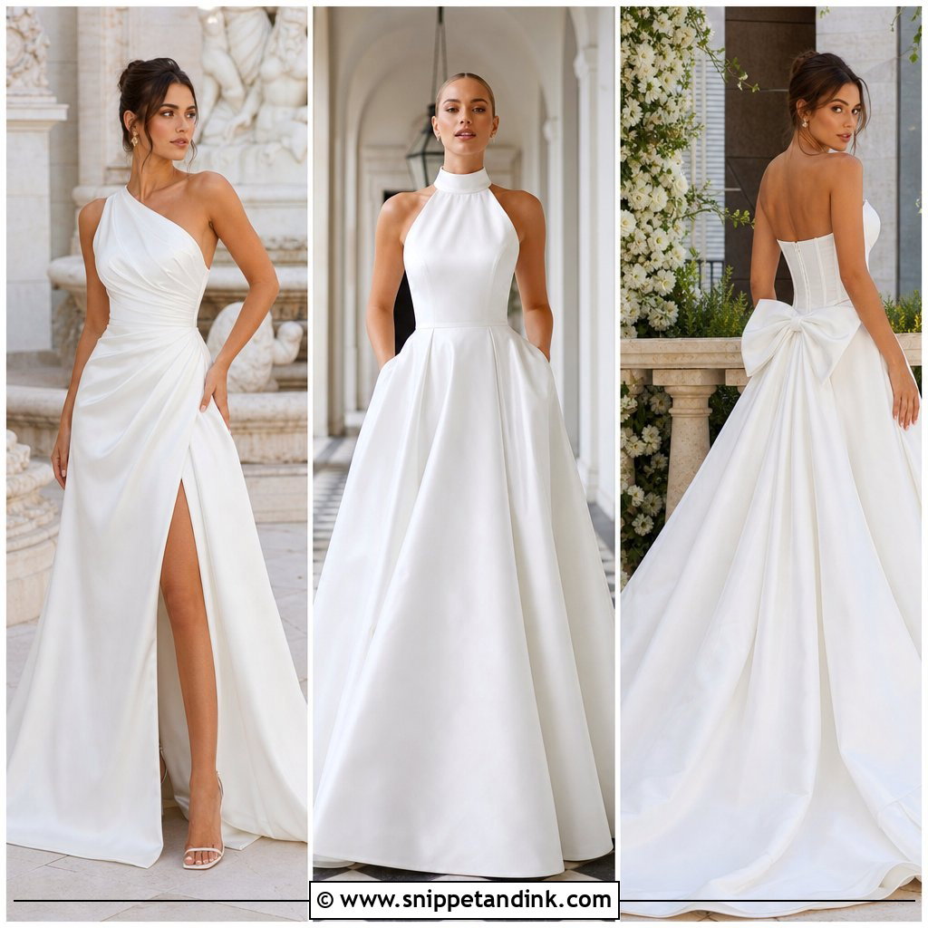 25 Taffeta Wedding Dress Ideas for a Luxe Fashion-Forward Bride