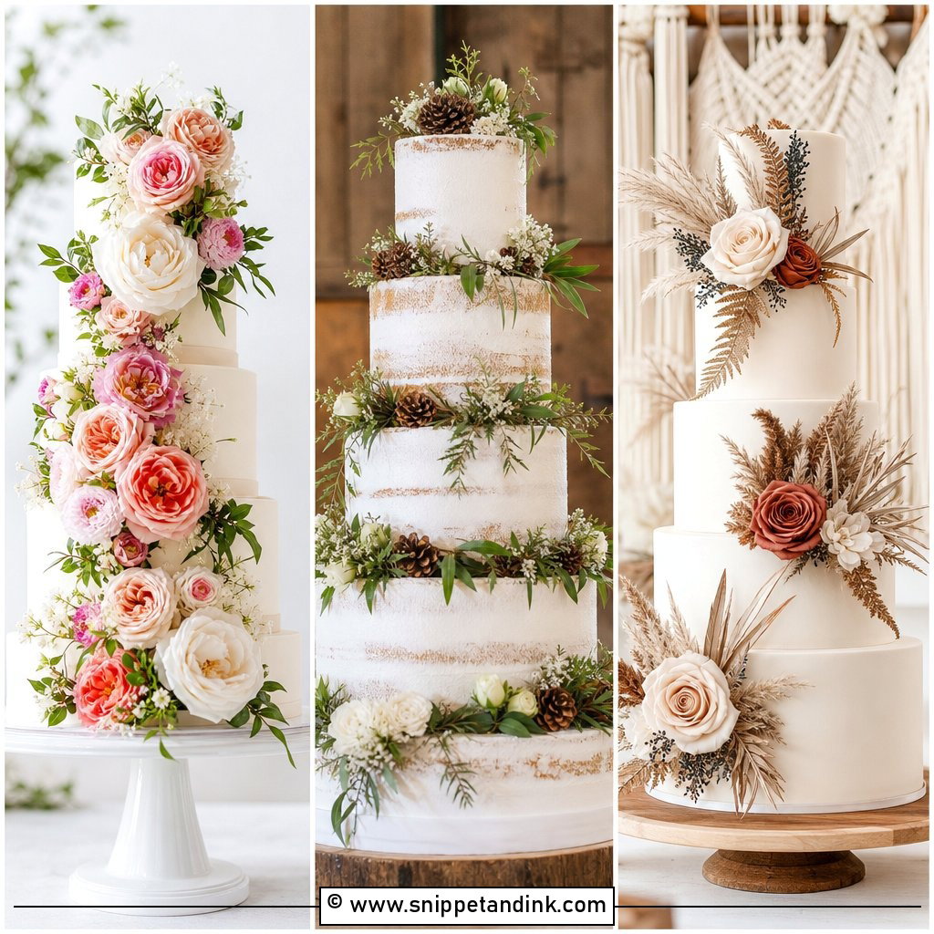 25 Tall Cakes for Wedding That Wow Modern Guests In Style