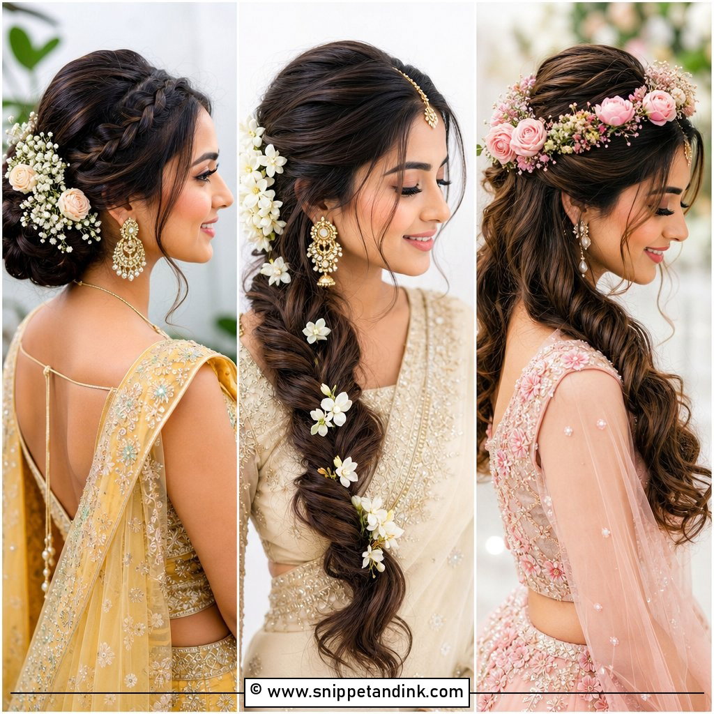 25 Tamil Bride Hairstyle Ideas for a Regal Wedding Look