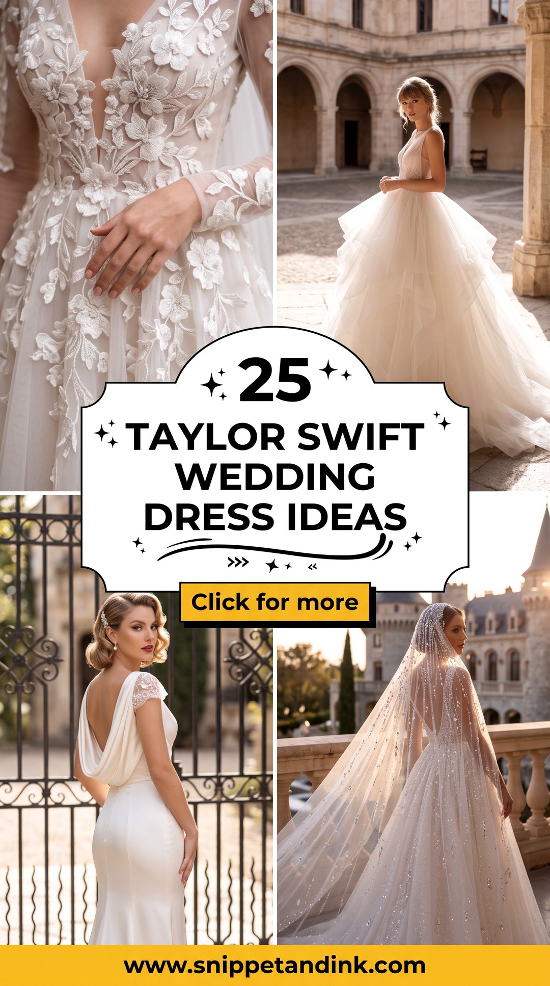25 Taylor Swift Wedding Dress Ideas for Romantic Bridal Style - 25 Taylor Swift Wedding Dress Ideas for Romantic Bridal Style