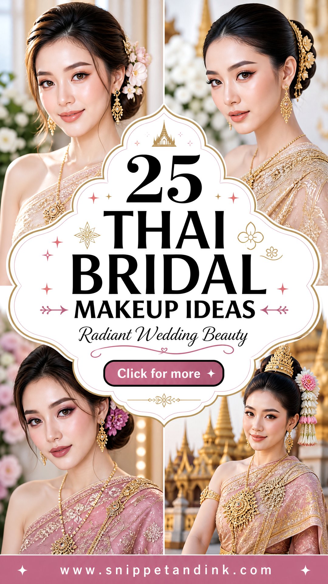 25 Thai Bridal Makeup Ideas for Radiant Wedding Beauty - 25 Thai Bridal Makeup Ideas for Radiant Wedding Beauty