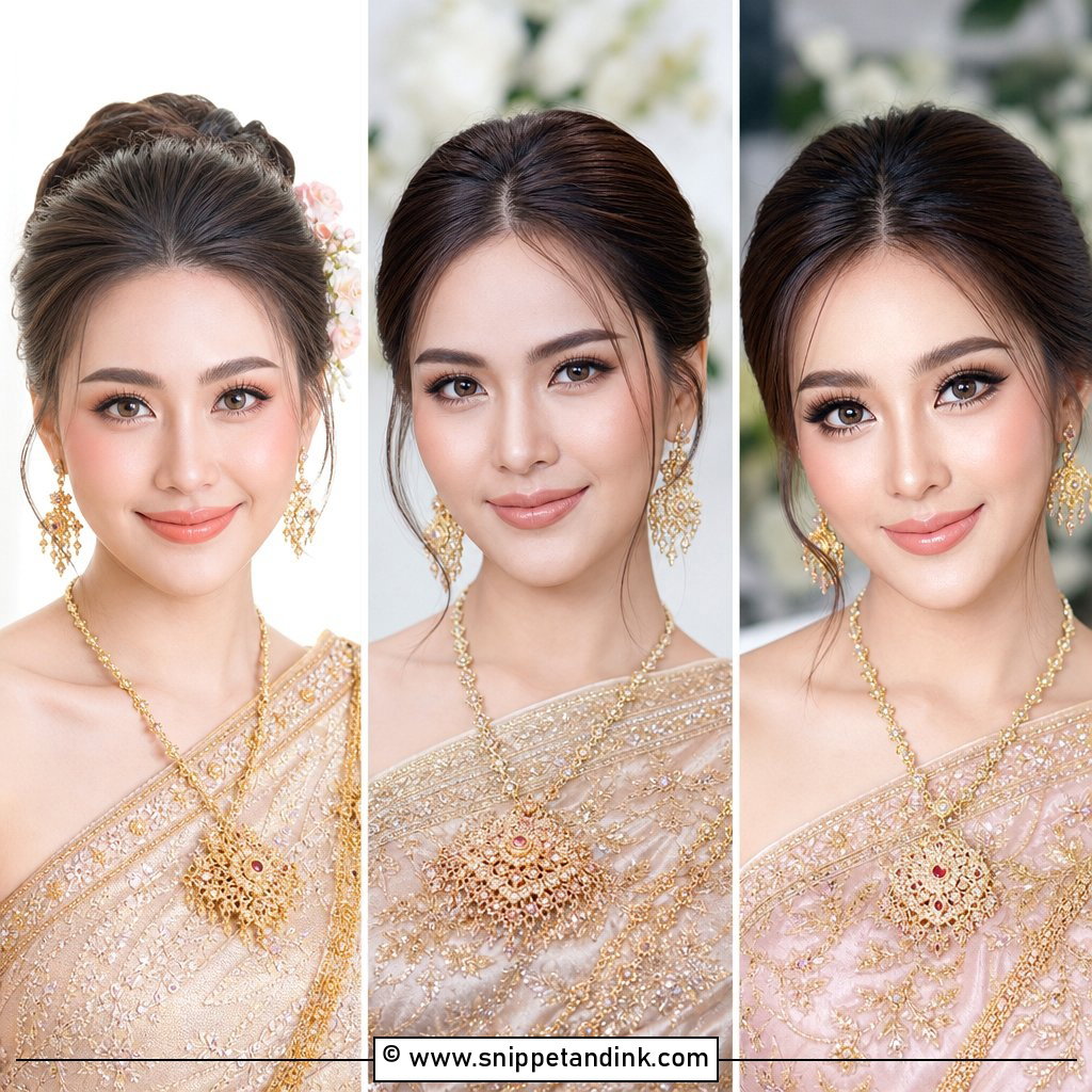 25 Thai Wedding Makeup Looks for Elegant Bridal Glam