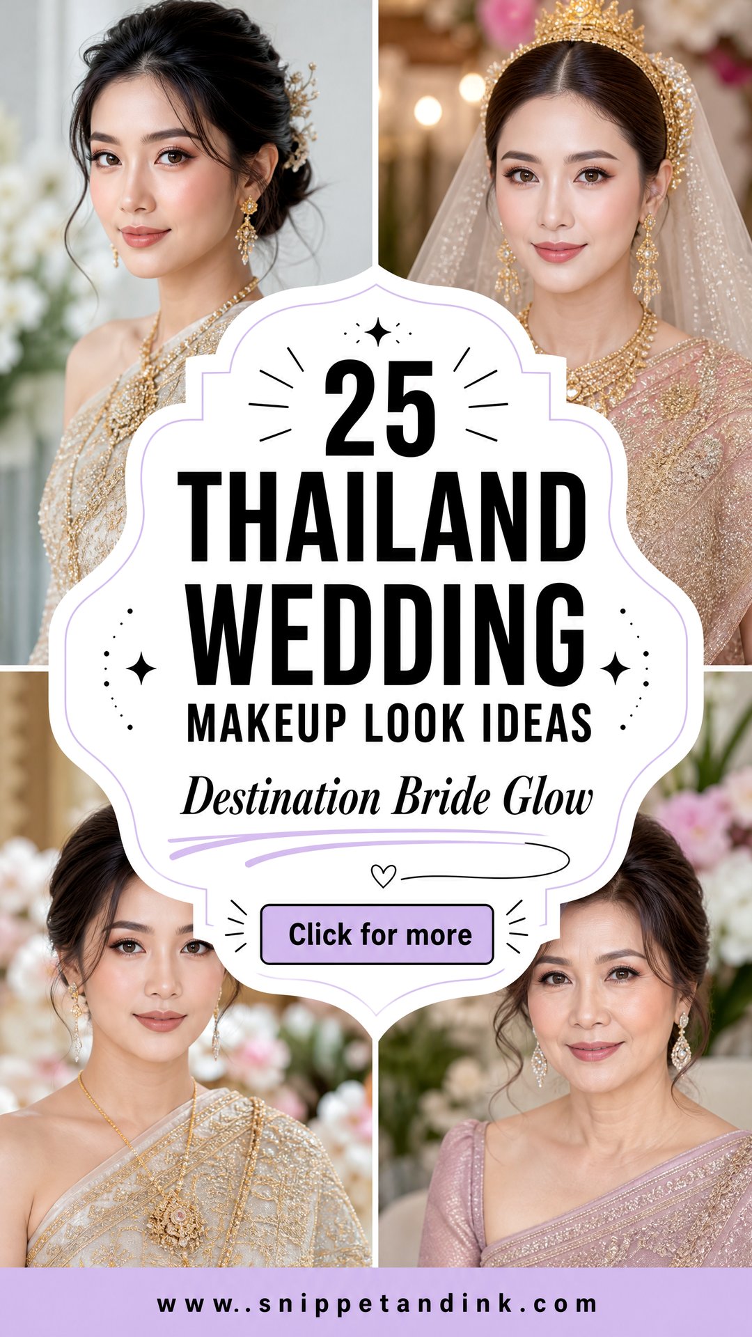 25 Thailand Wedding Makeup Look Ideas for Destination Brides - 25 Thailand Wedding Makeup Look Ideas for Destination Brides