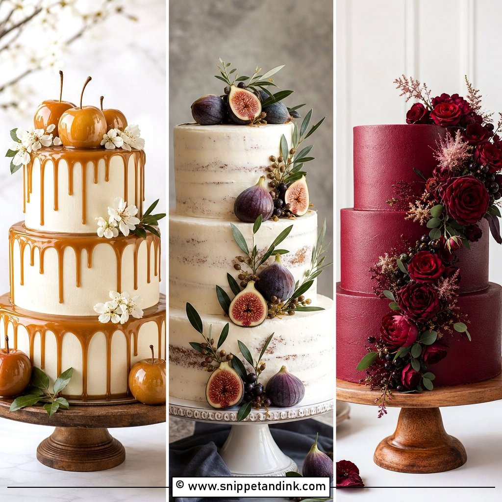 25 Thanksgiving Wedding Cake Ideas for Cozy Fall Style