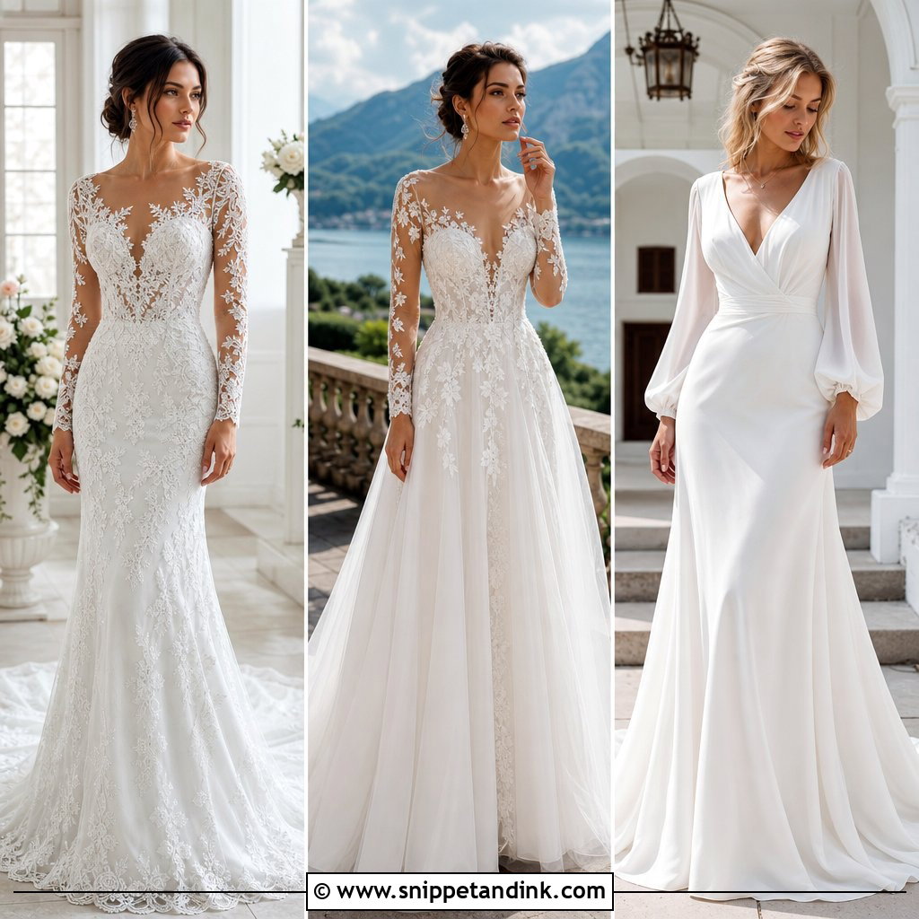 25 Timeless Wedding Dresses with Sleeves for Elegant Brides