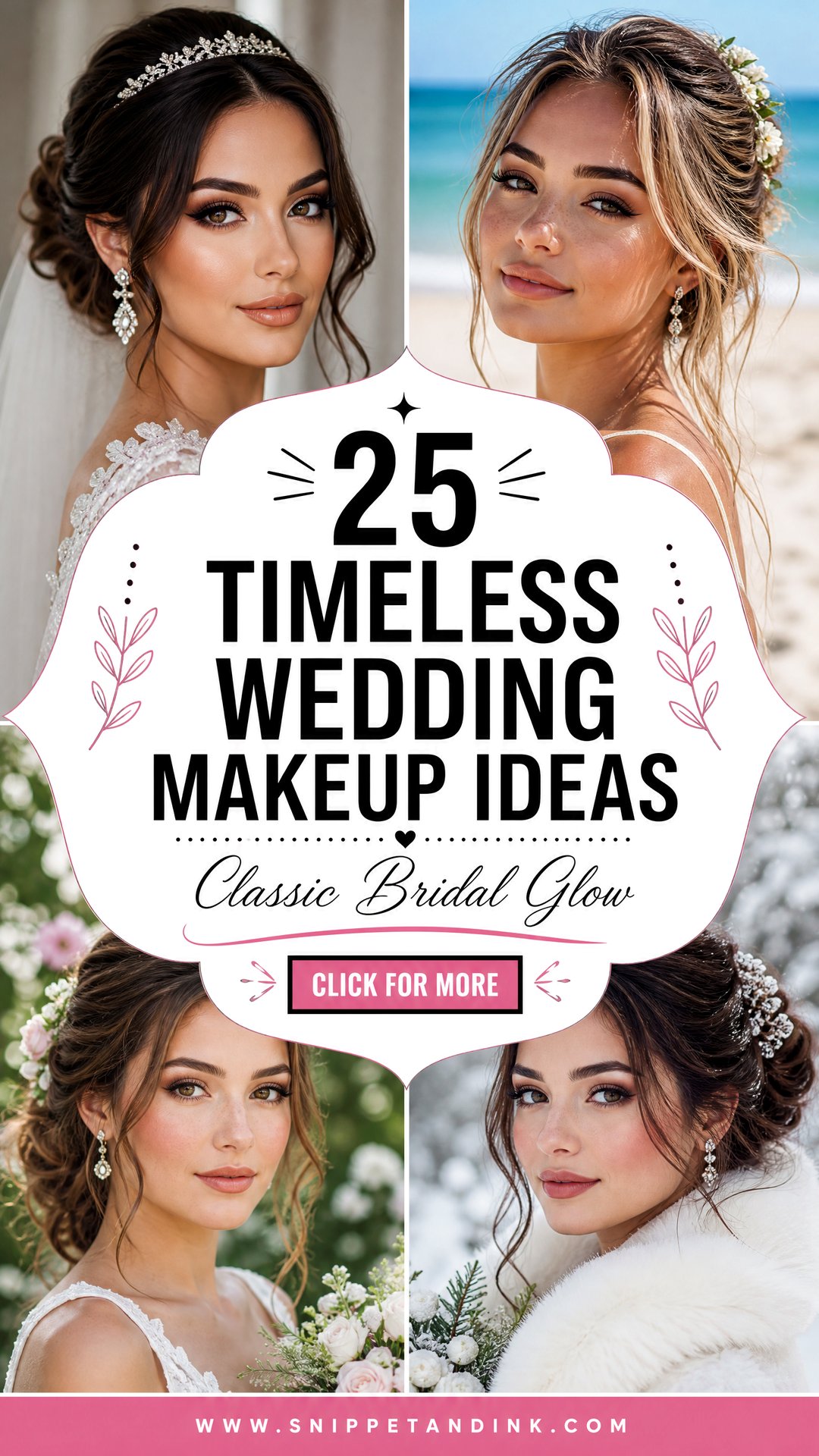 25 Timeless Wedding Makeup Ideas for Classic Brides Today - 25 Timeless Wedding Makeup Ideas for Classic Brides Today