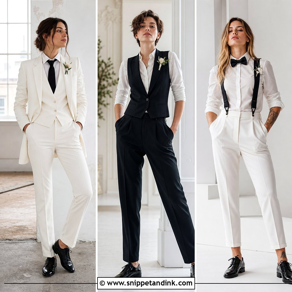 25 Tomboy Wedding Outfit Ideas Chic Looks for Modern Brides