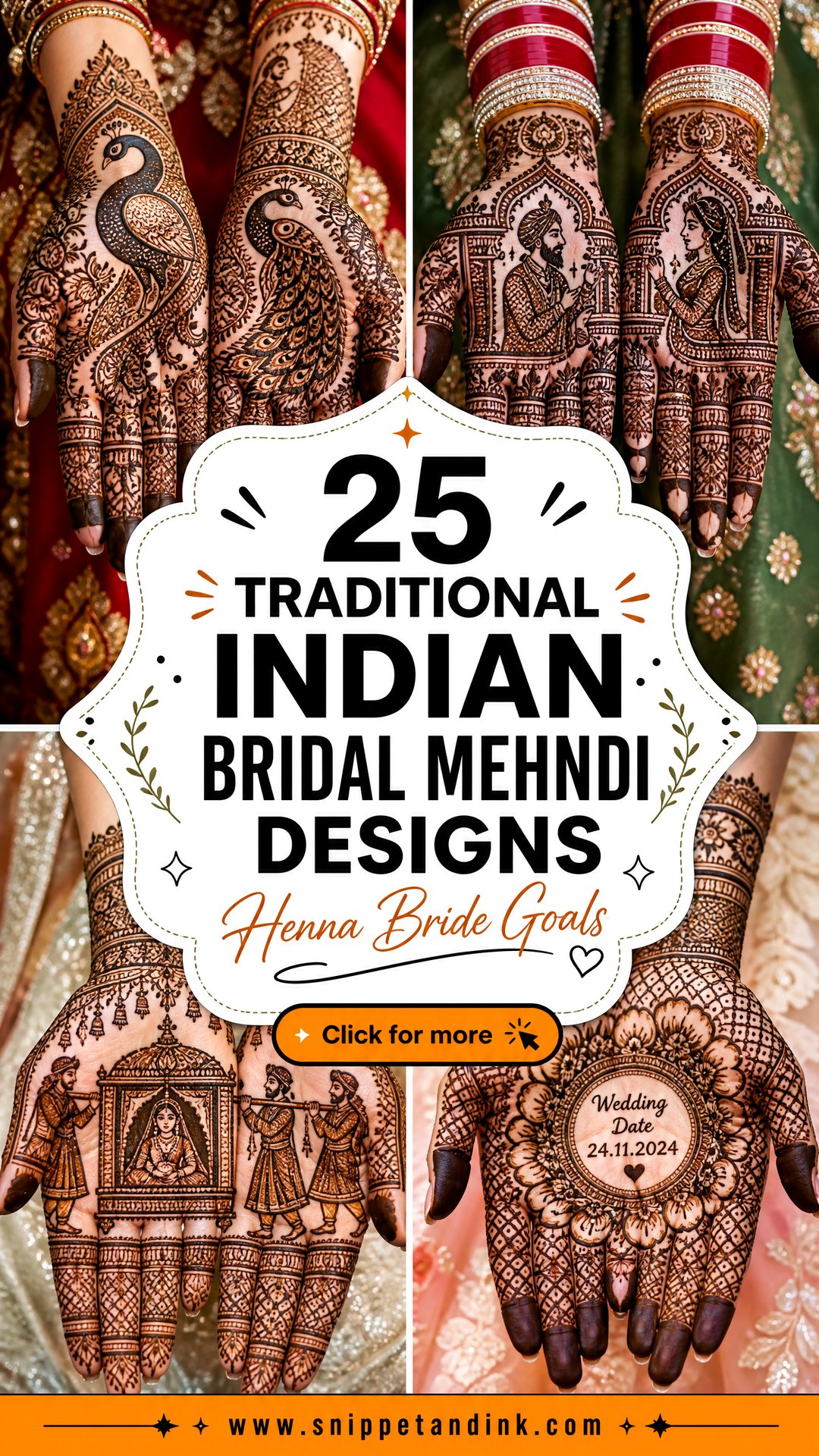 25 Traditional Indian Bridal Mehndi Designs for Brides - 25 Traditional Indian Bridal Mehndi Designs for Brides