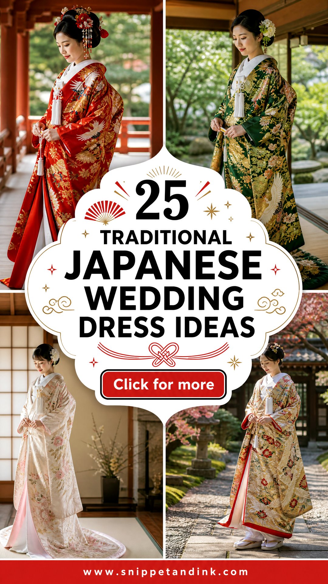 25 Traditional Japanese Wedding Dress Ideas Elegant Bride Looks - 25 Traditional Japanese Wedding Dress Ideas: Elegant Bride Looks