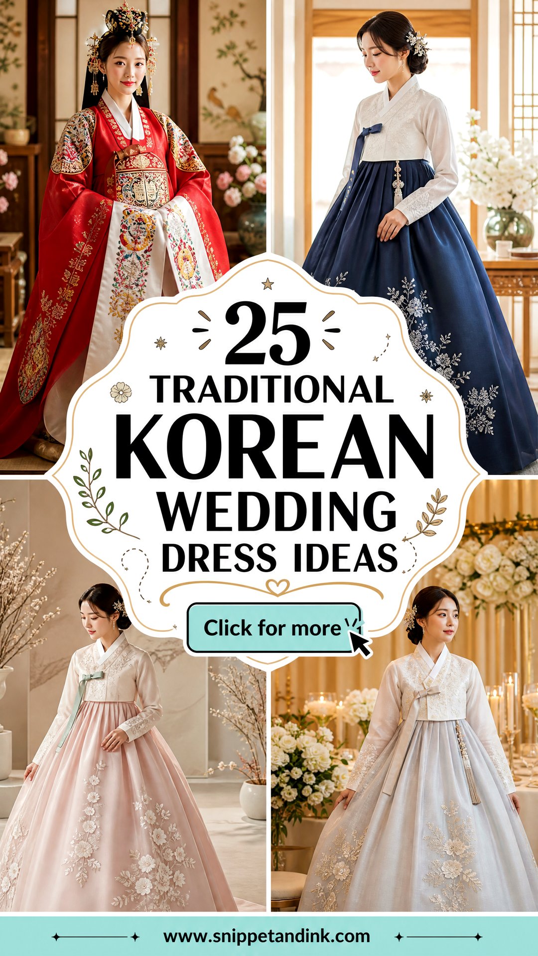 25 Traditional Korean Wedding Dress Ideas Elegant Bride Looks - 25 Traditional Korean Wedding Dress Ideas: Elegant Bride Looks