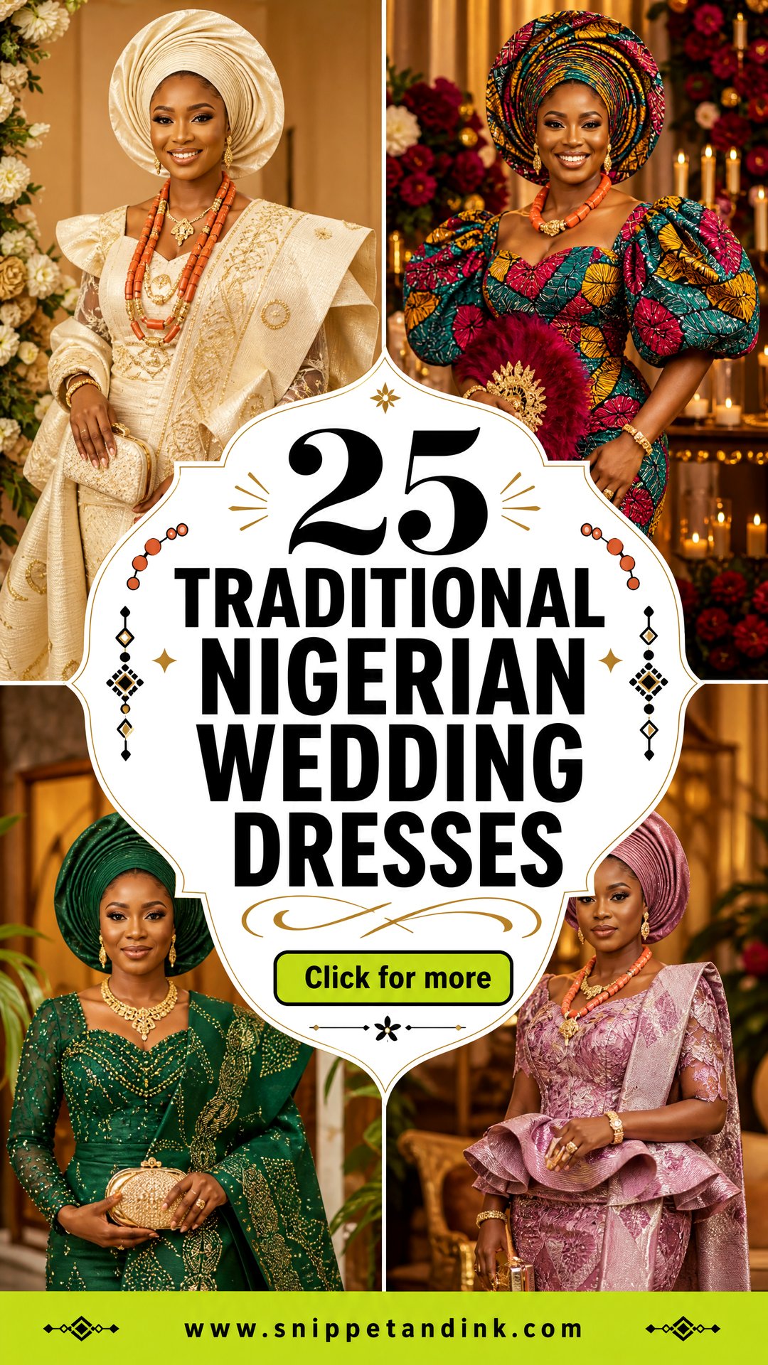 25 Traditional Nigerian Wedding Dresses Stunning Bridal Styles - 25 Traditional Nigerian Wedding Dresses: Stunning Bridal Styles