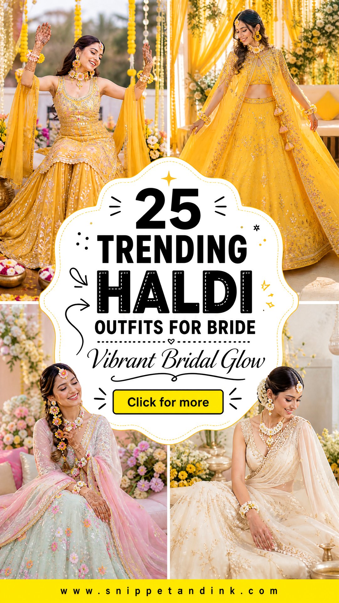 25 Trending Haldi Outfits for Bride Vibrant Looks to Love - 25 Trending Haldi Outfits for Bride: Vibrant Looks to Love