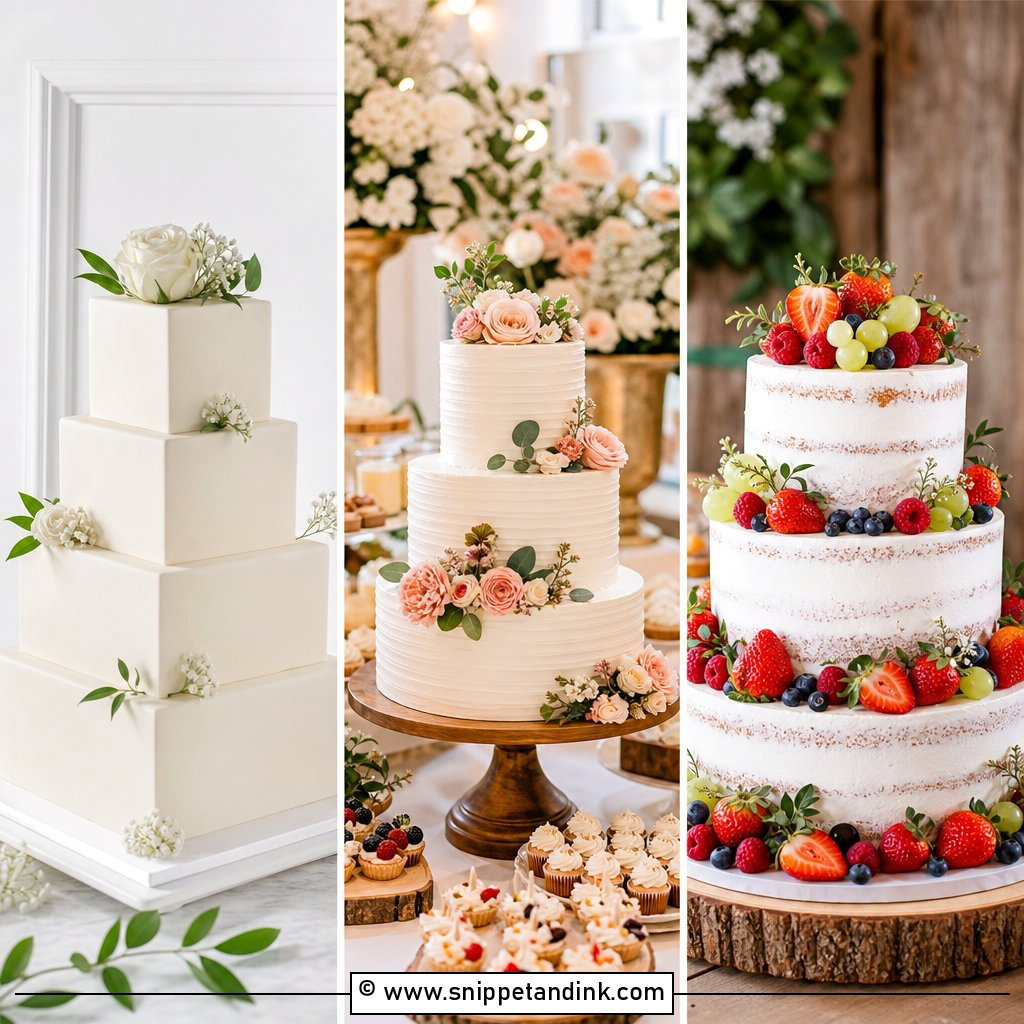 25 Trending Wedding Cakes for Stylish 2025 Celebrations