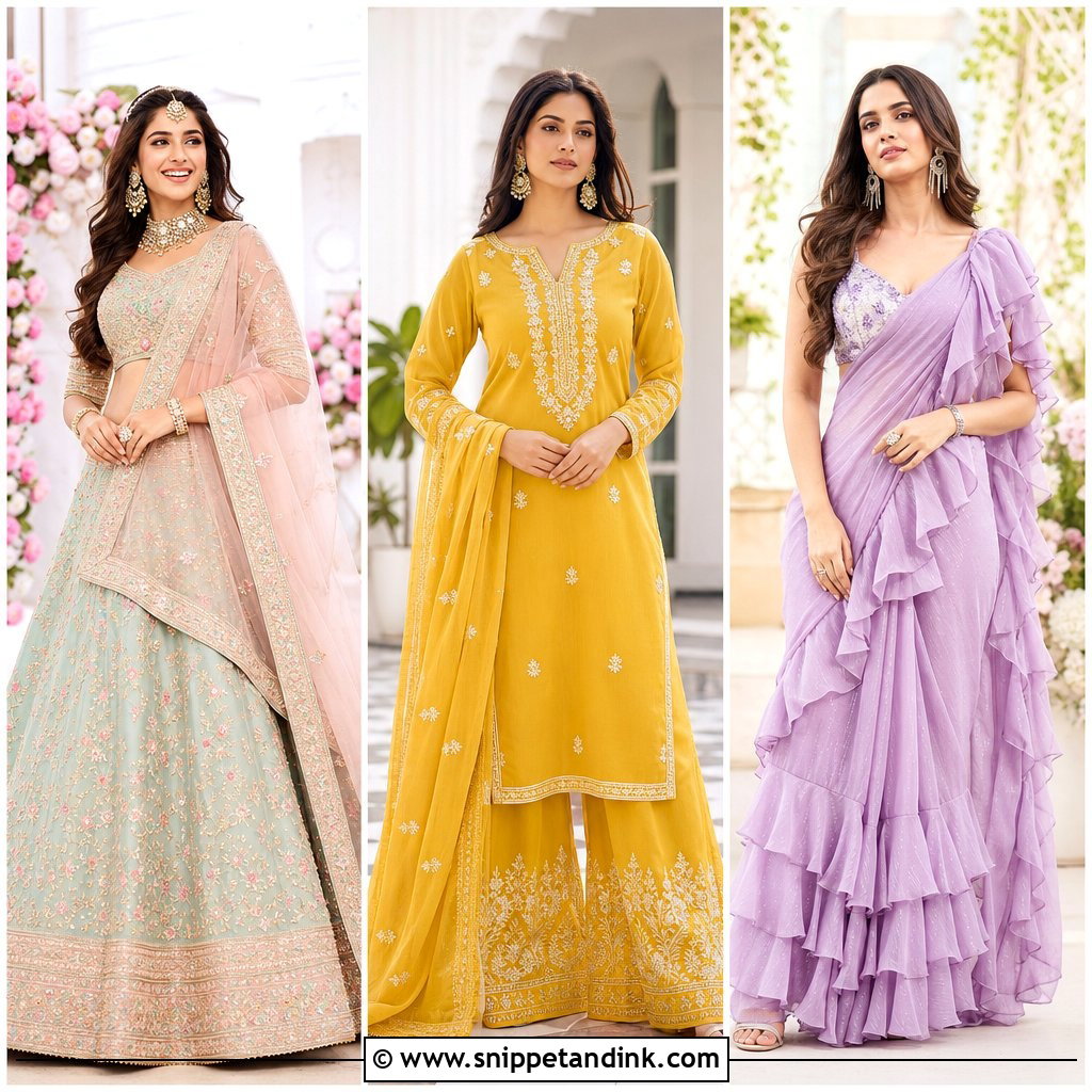 25 Trendy Indian Outfits for Wedding: Chic Looks for Guests