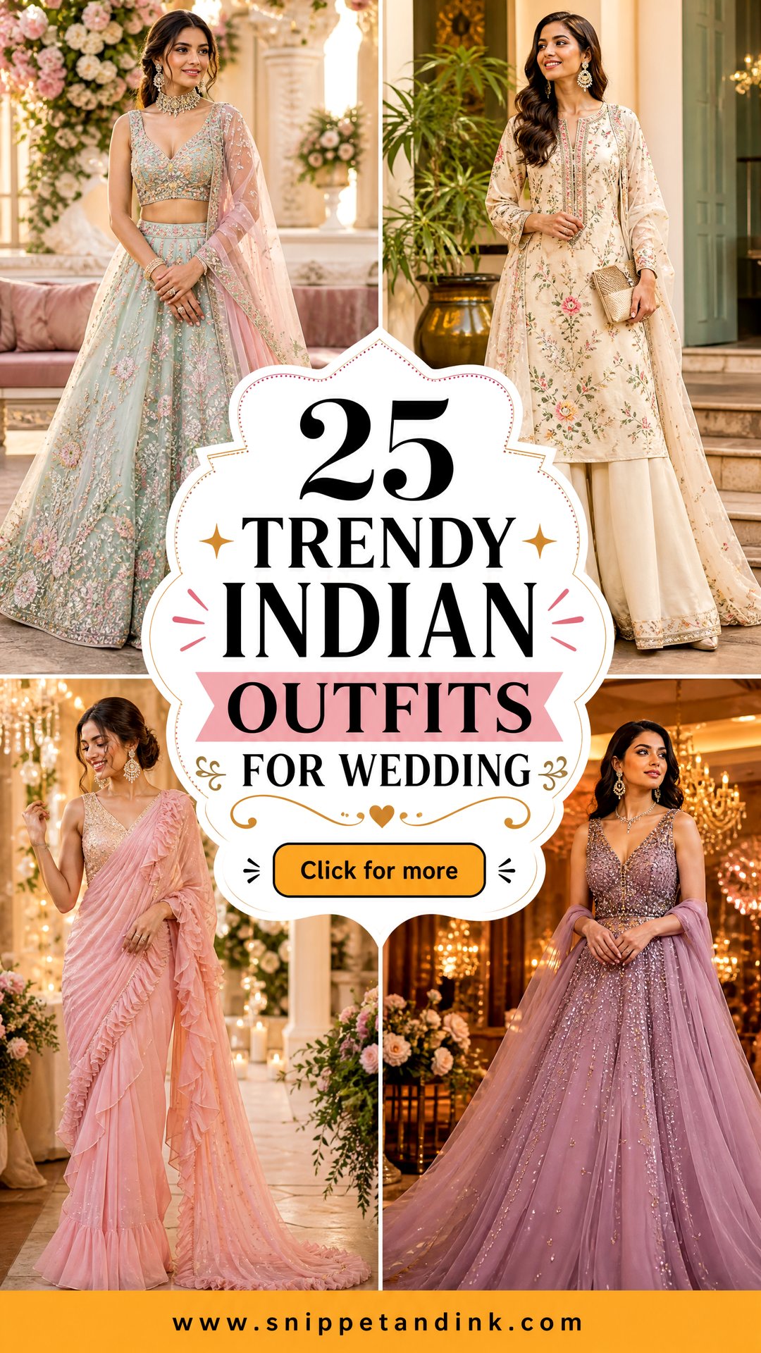 25 Trendy Indian Outfits for Wedding Chic Looks for Guests - 25 Trendy Indian Outfits for Wedding: Chic Looks for Guests