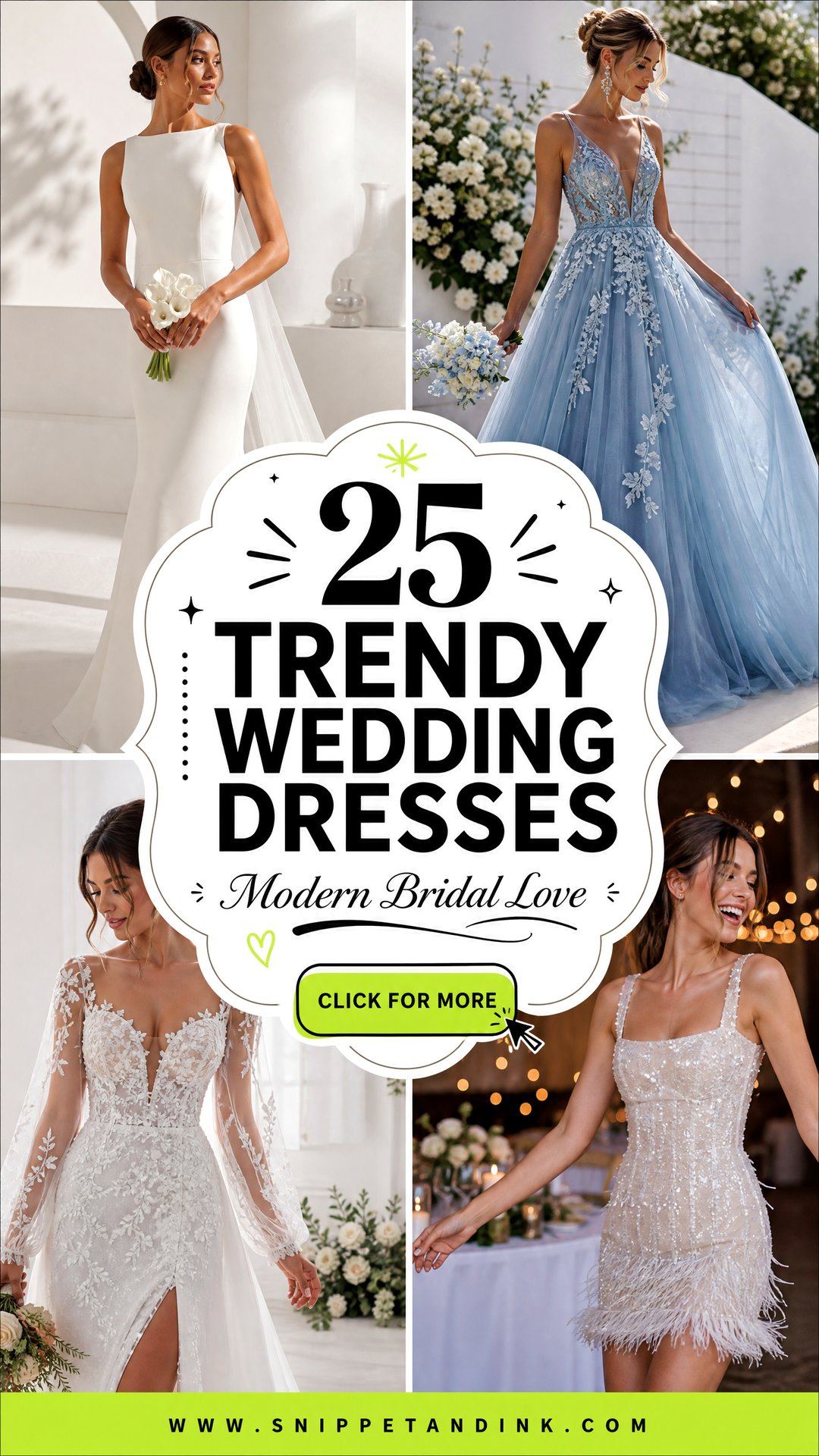 25 Trendy Wedding Dresses Modern Brides Will Love in 2026 - 25 Trendy Wedding Dresses Modern Brides Will Love in 2026