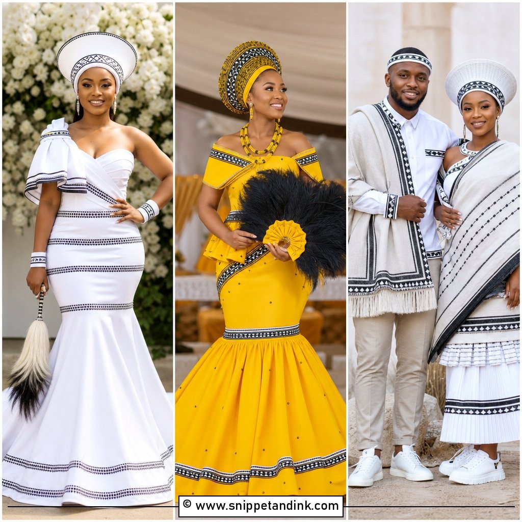25 Tswana Traditional Wedding Dresses for Stunning Brides