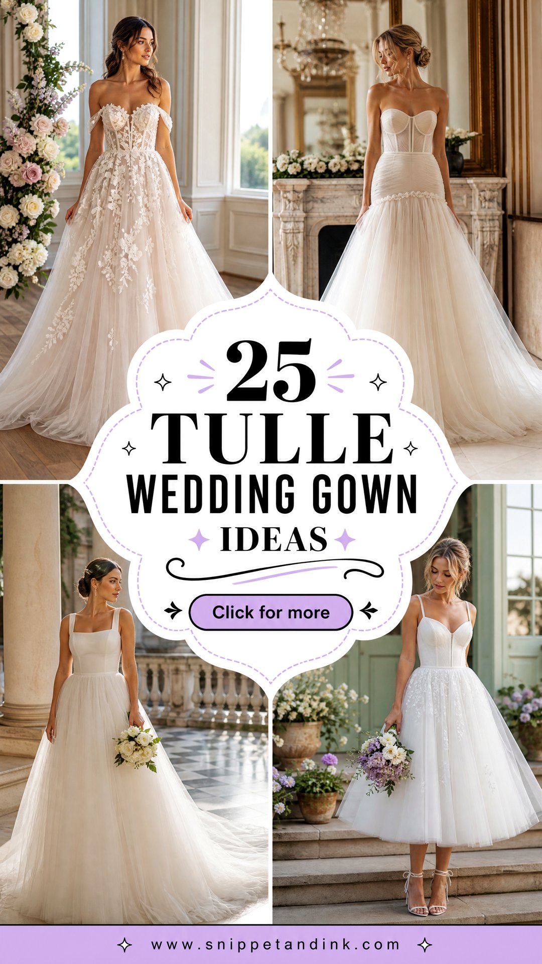 25 Tulle Wedding Gown Ideas for a Dreamy Bridal Look Today - 25 Tulle Wedding Gown Ideas for a Dreamy Bridal Look Today