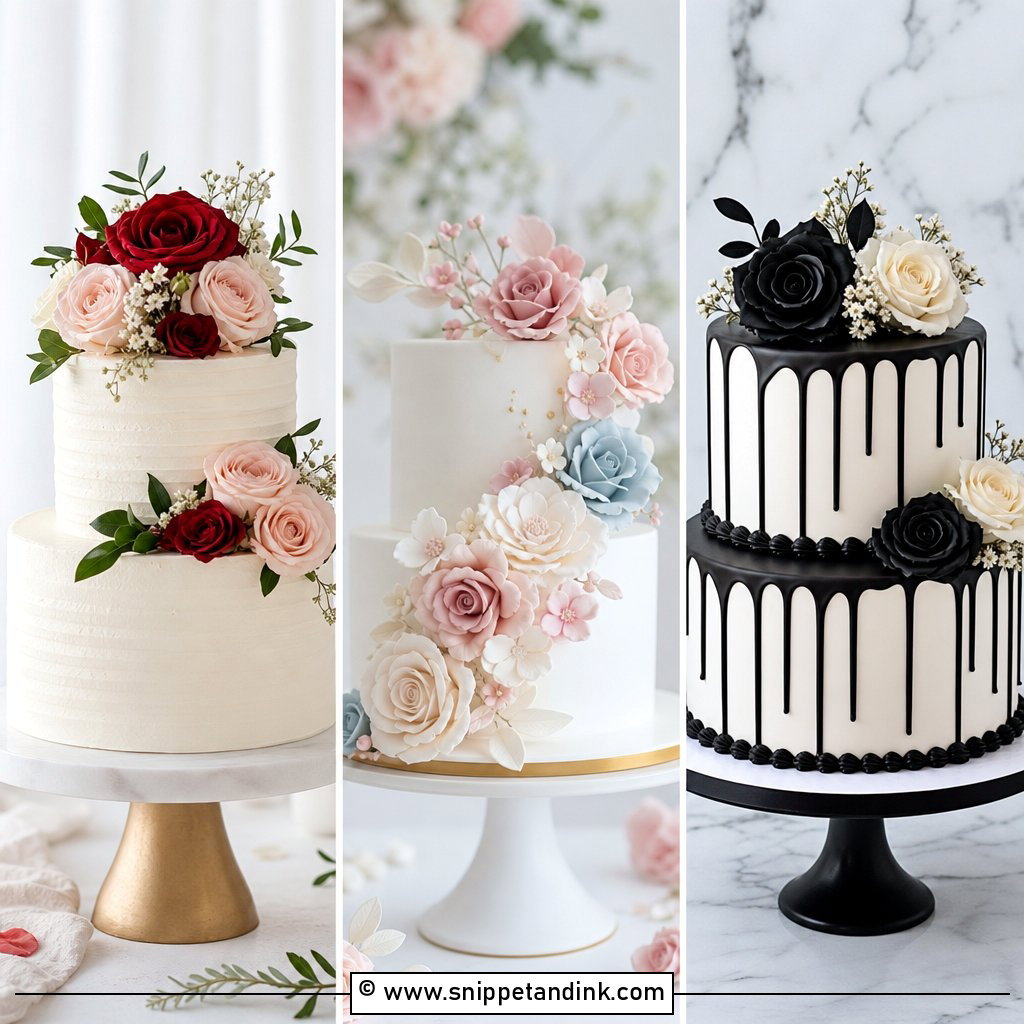 25 Two Tier Wedding Cake Ideas for Elegant Small Weddings