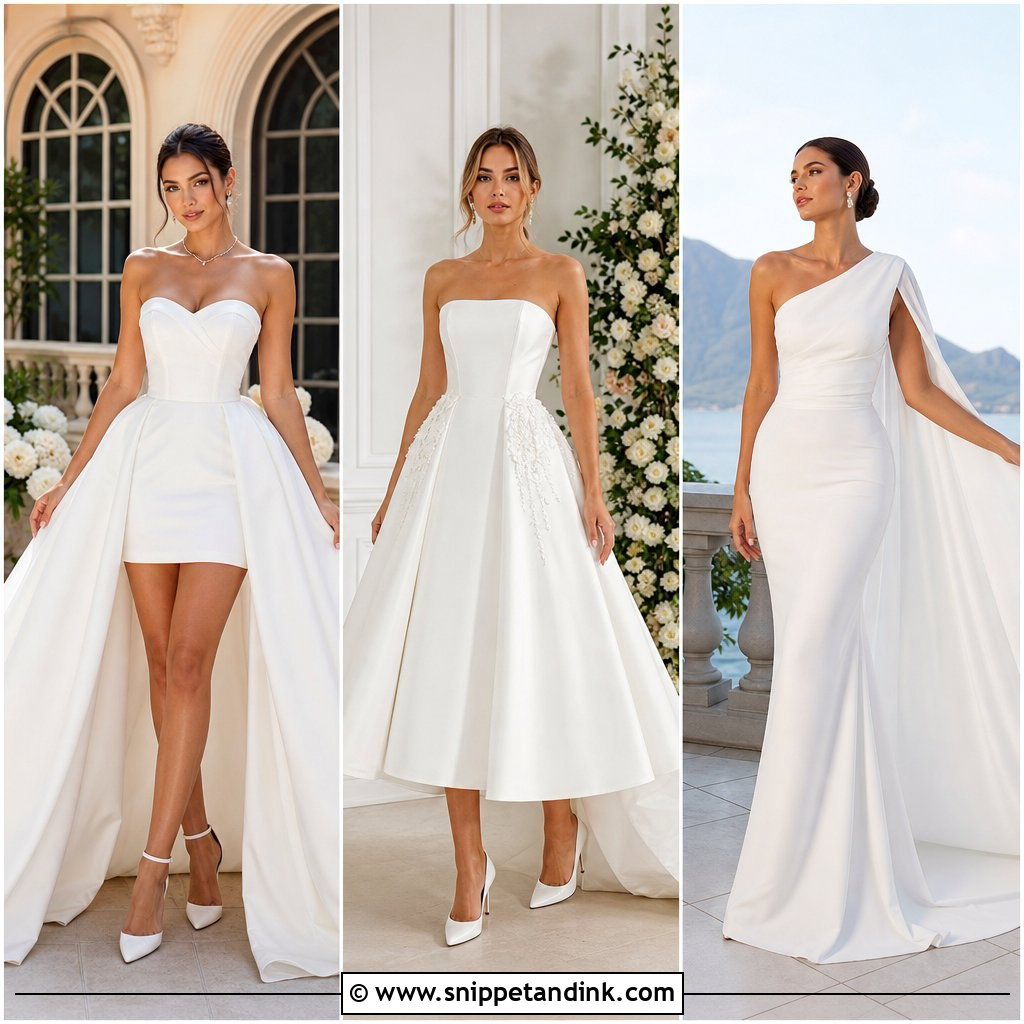 25 Two Way Wedding Gown Ideas for a Stunning Second Look