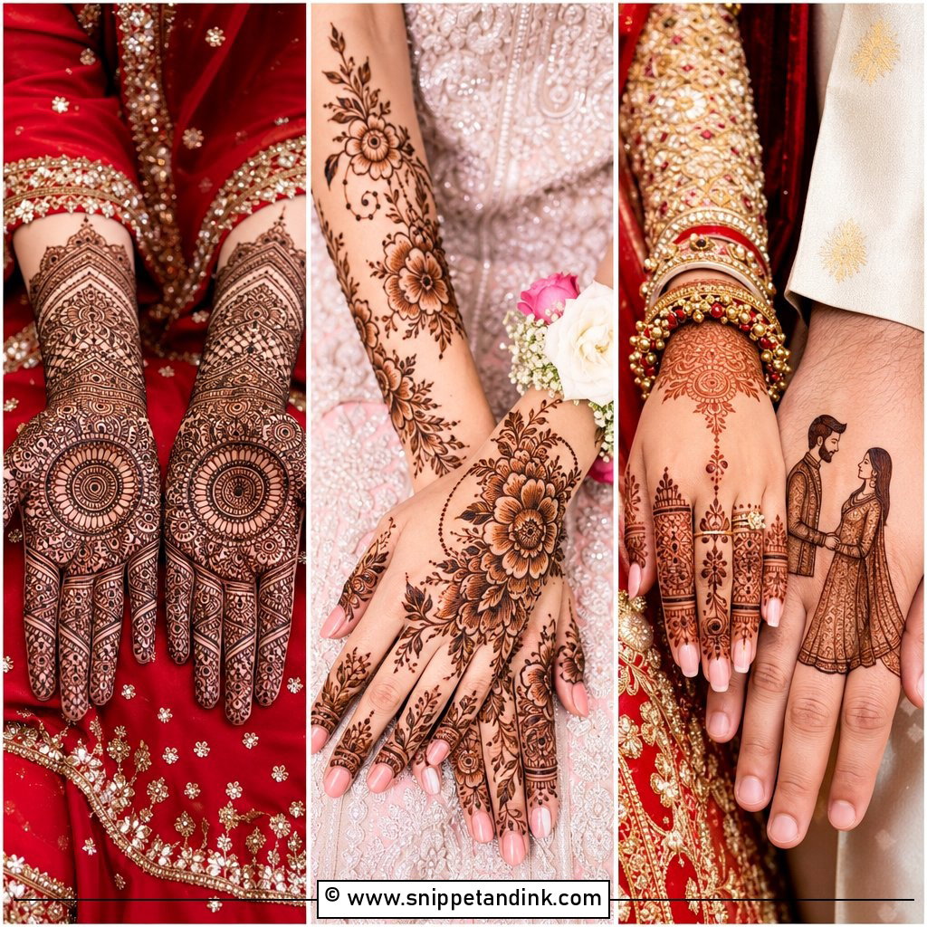 25 Unique Pakistani Bridal Mehndi Designs for Brides