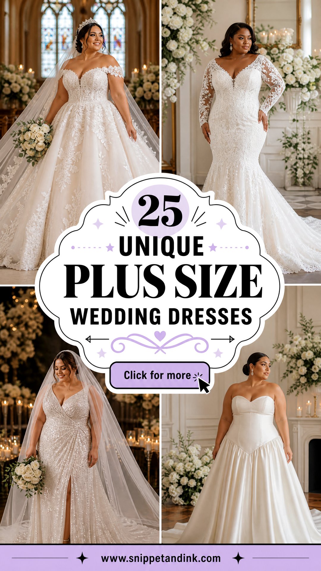 25 Unique Plus Size Wedding Dresses for Confident Brides - 25 Unique Plus Size Wedding Dresses for Confident Brides