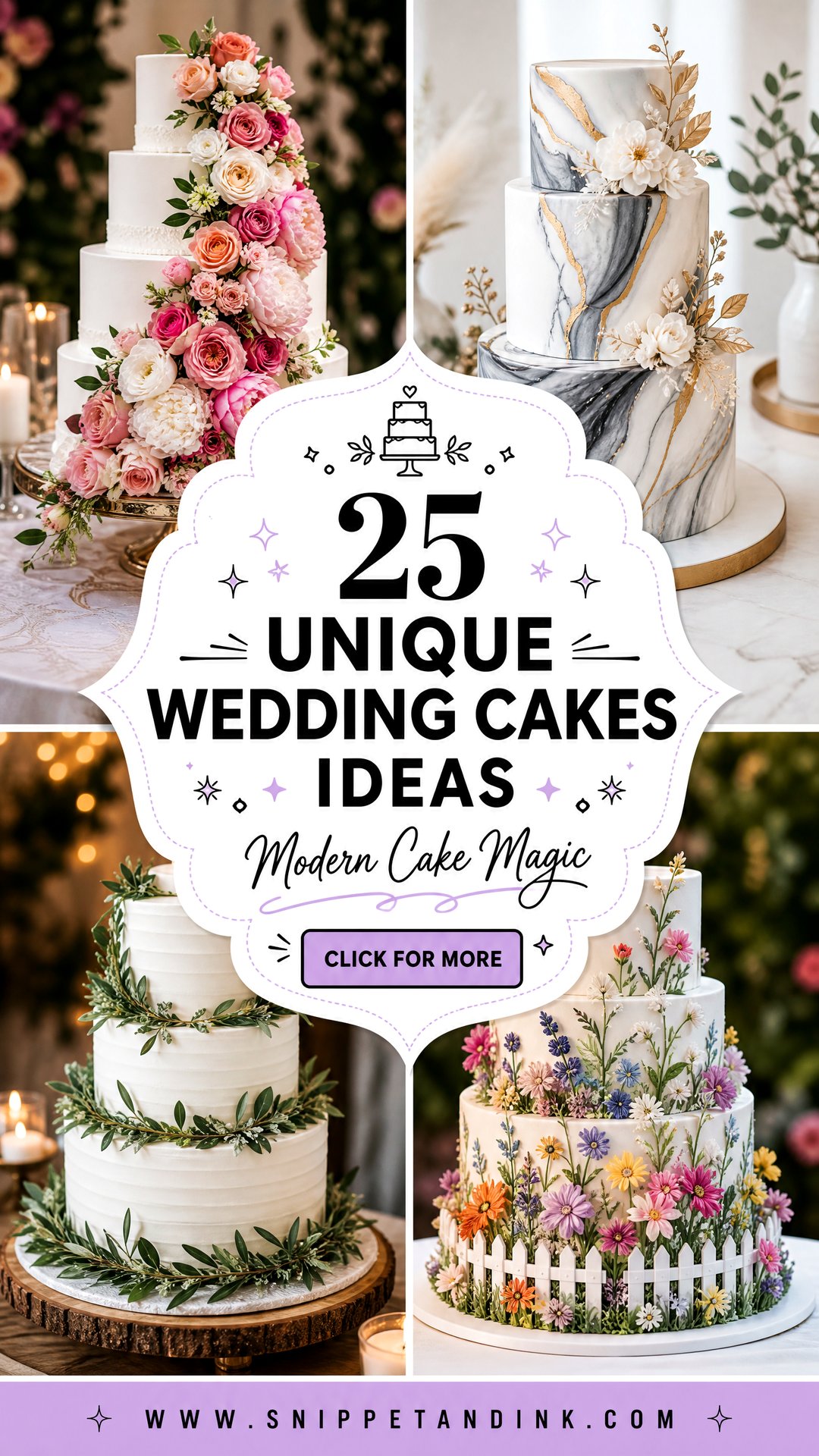 25 Unique Wedding Cakes for Modern Couples to Love - 25 Unique Wedding Cakes for Modern Couples to Love