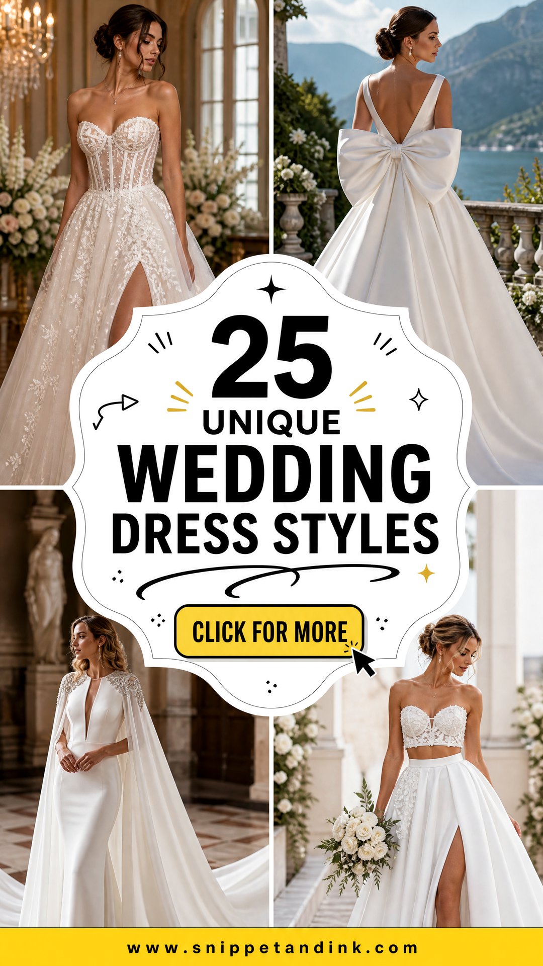25 Unique Wedding Dress Styles for a Standout Bridal Look - 25 Unique Wedding Dress Styles for a Standout Bridal Look