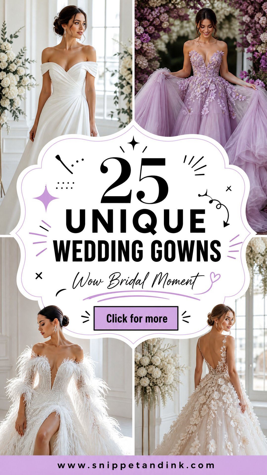 25 Unique Wedding Gowns for Brides Who Want a Wow Moment - 25 Unique Wedding Gowns for Brides Who Want a Wow Moment