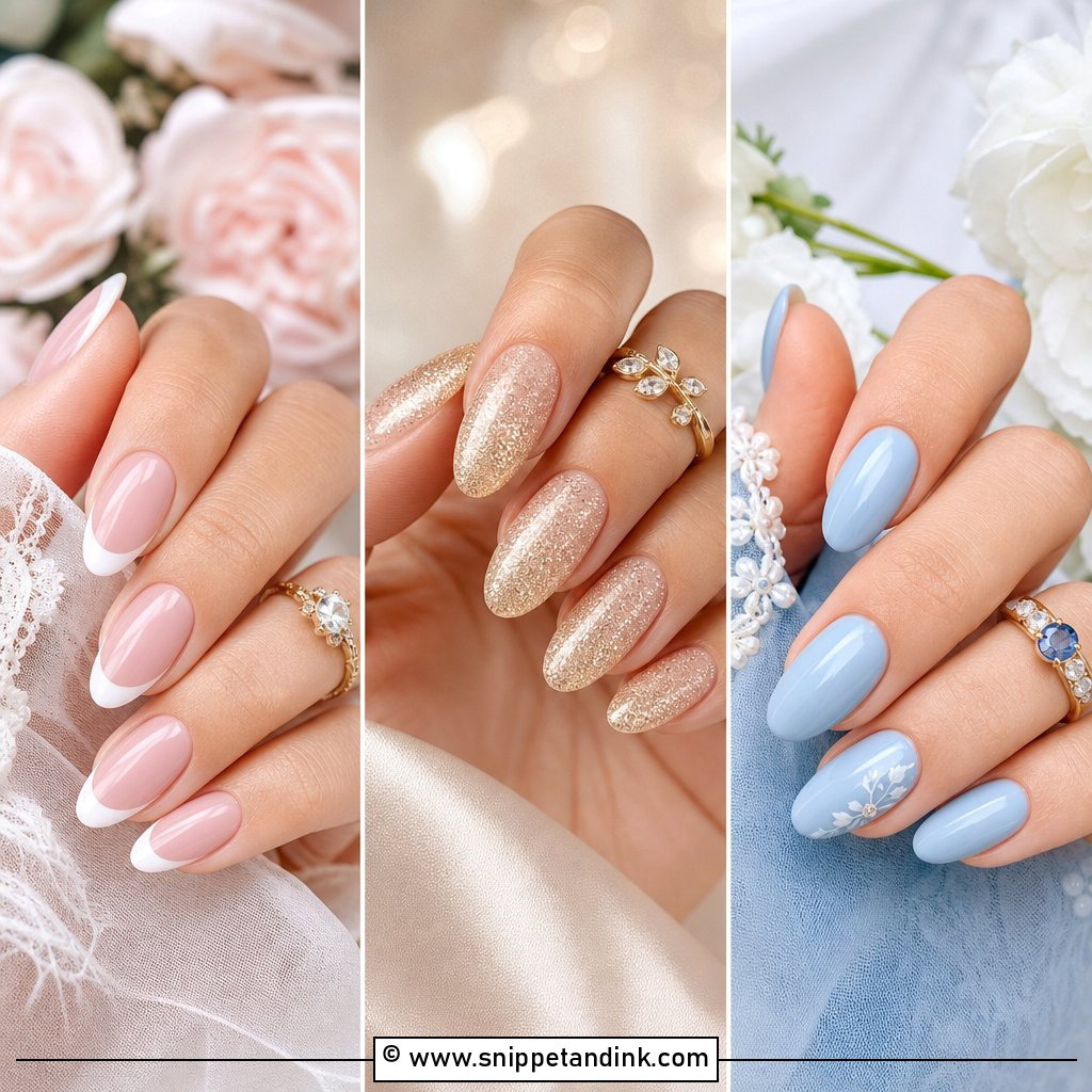 25 Unique Wedding Nails for Bride Fresh Big-Day Manicures