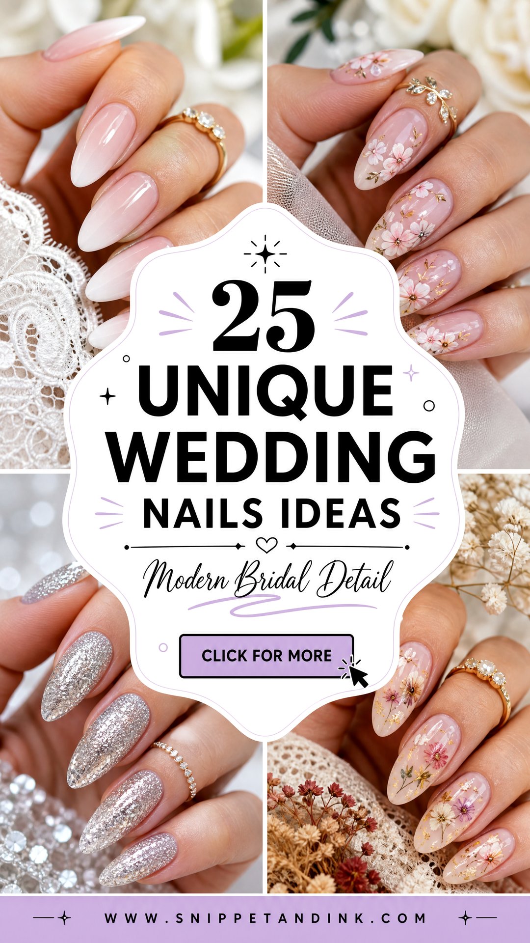 25 Unique Wedding Nails for Modern Brides Who Love Detail - 25 Unique Wedding Nails for Modern Brides Who Love Detail