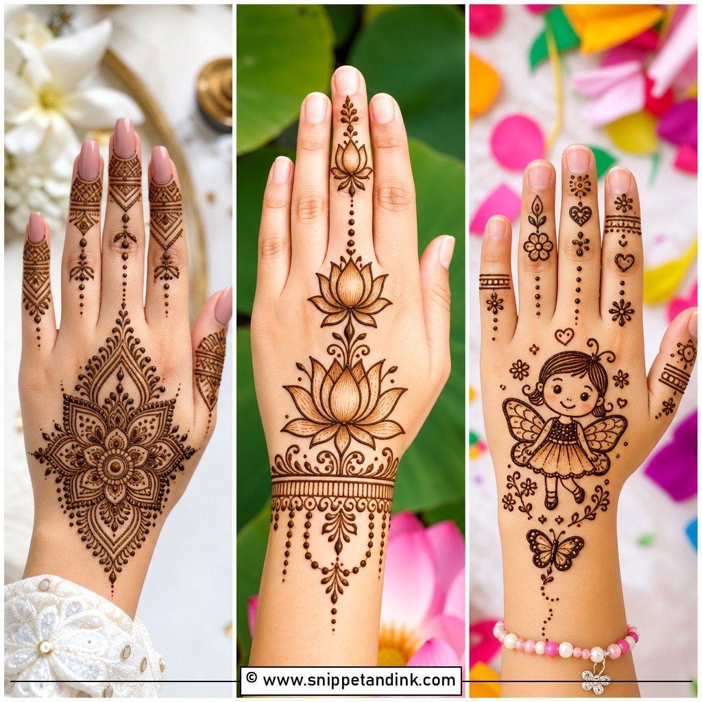 25 Upper Hand Mehndi Designs for Elegant Festive Hands