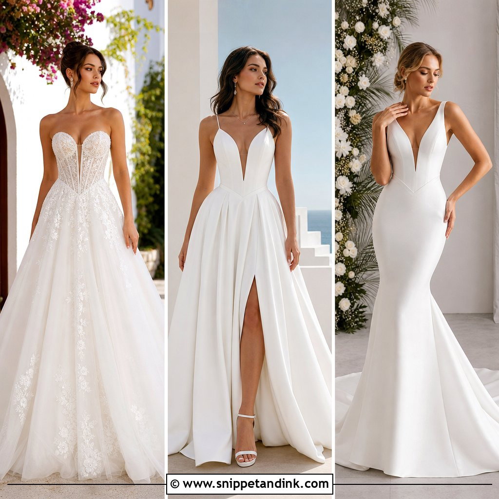 25 V Waist Wedding Dress Ideas for a Flattering Silhouette