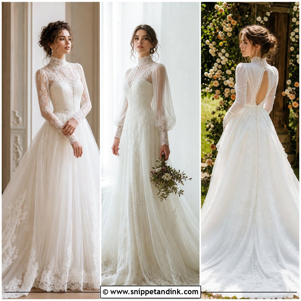 25 Victorian Inspired Wedding Dress Ideas for Romantic Brides
