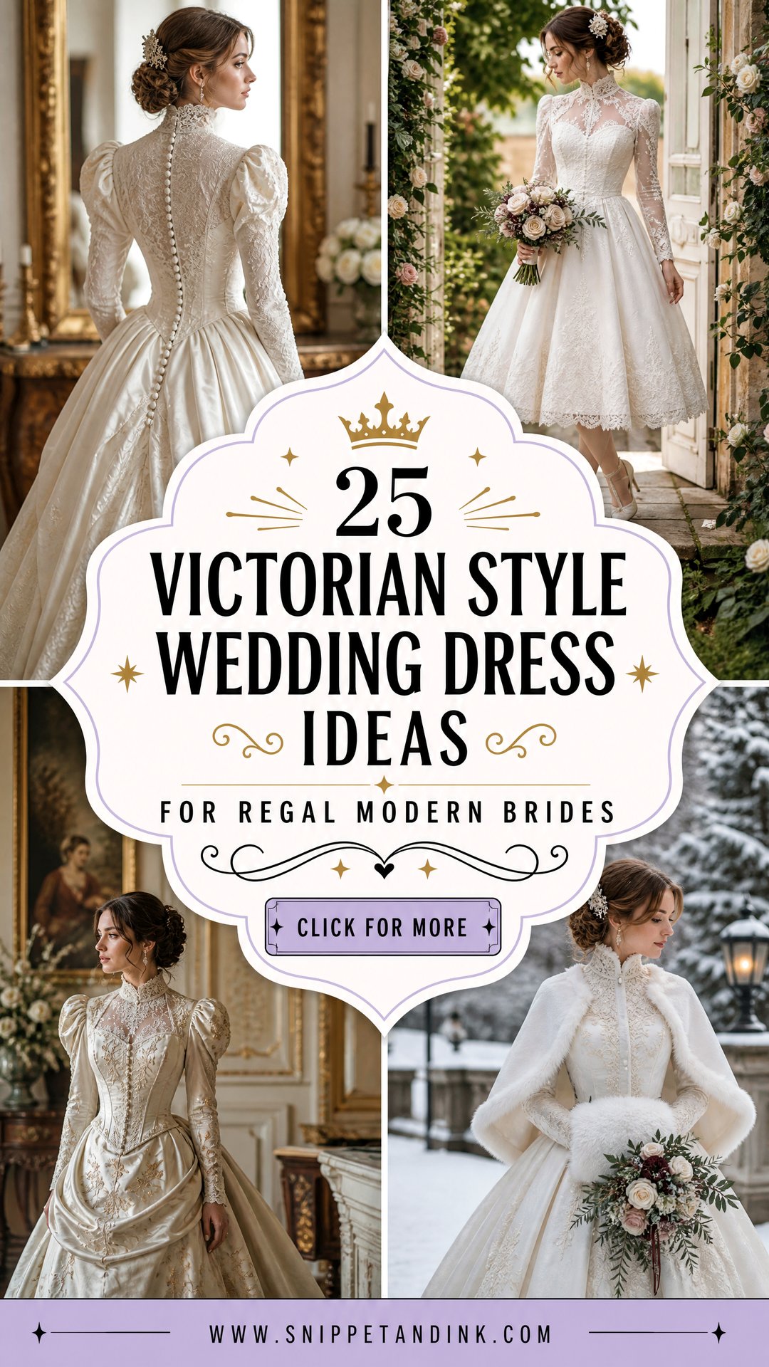 25 Victorian Style Wedding Dress Ideas for Regal Modern Brides - 25 Victorian Style Wedding Dress Ideas for Regal Modern Brides