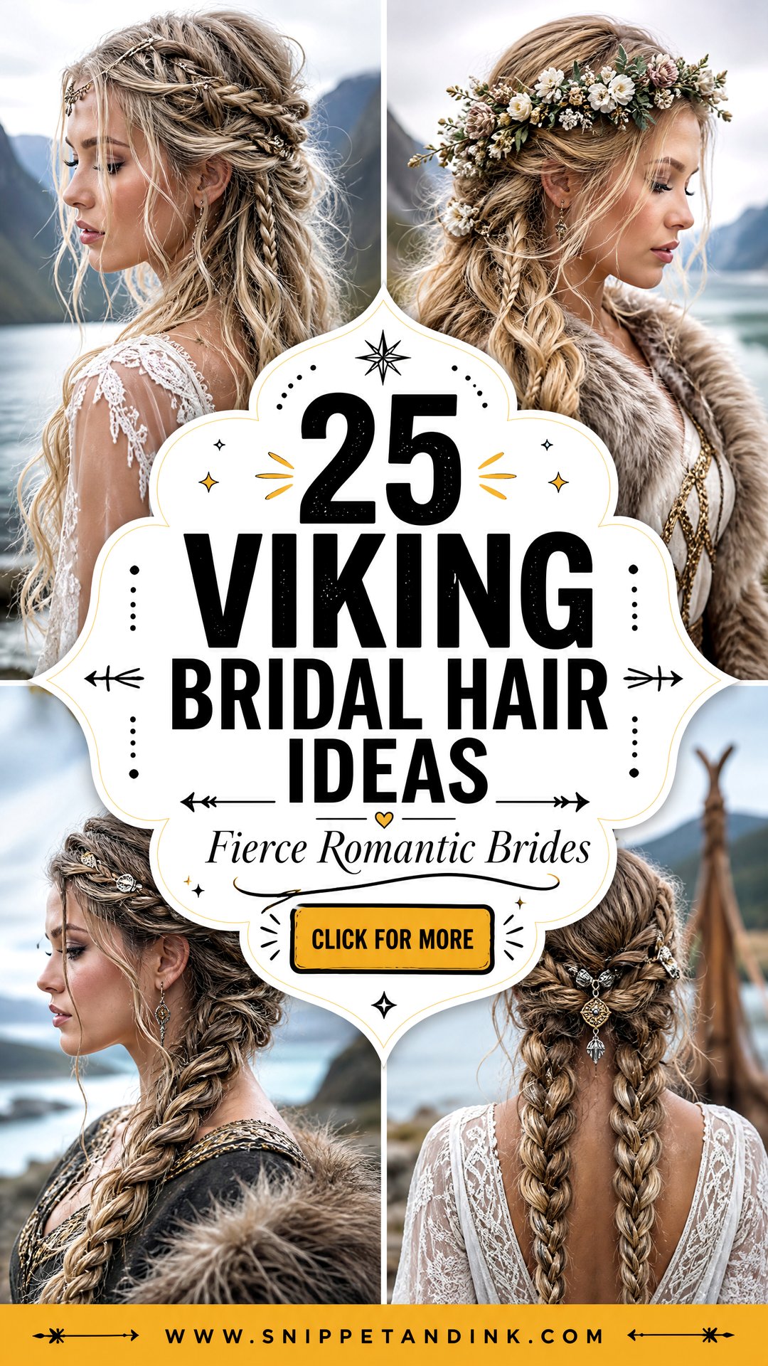 25 Viking Bridal Hair Ideas for Fierce Romantic Brides - 25 Viking Bridal Hair Ideas for Fierce, Romantic Brides