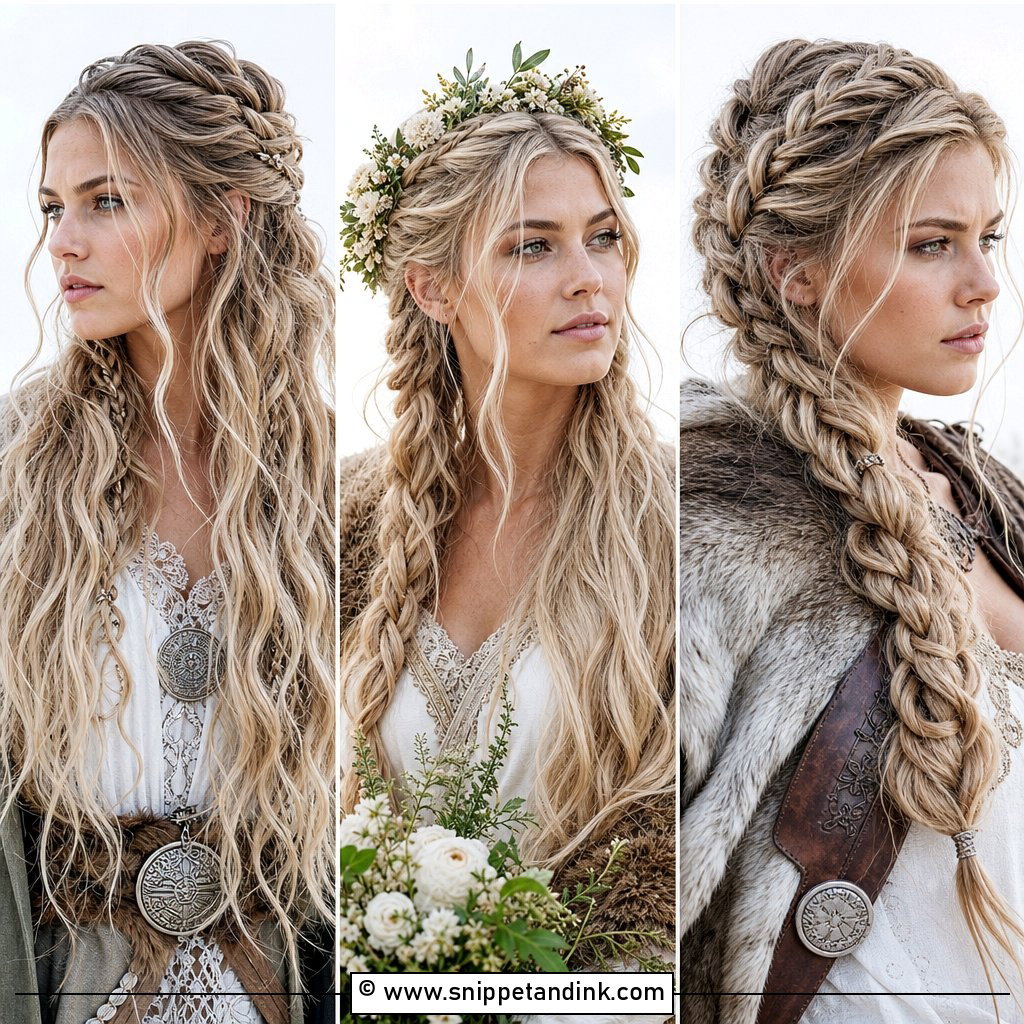 25 Viking Bridal Hair Ideas for Fierce Romantic Brides