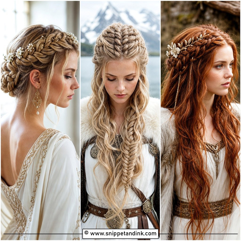 25 Viking Wedding Hair Ideas for Bold Nordic Bridal Style
