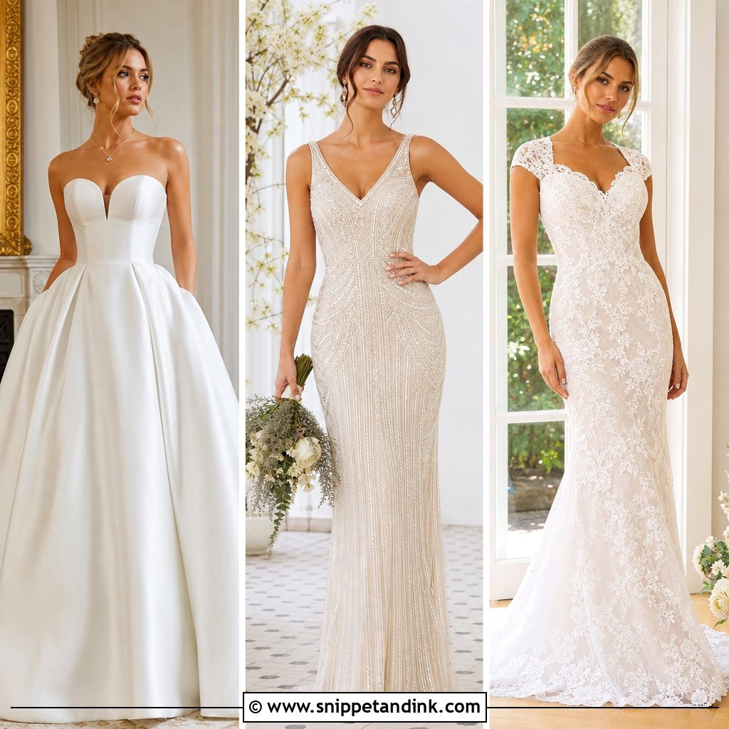 25 Vintage Timeless Wedding Dress Ideas for Classic Brides