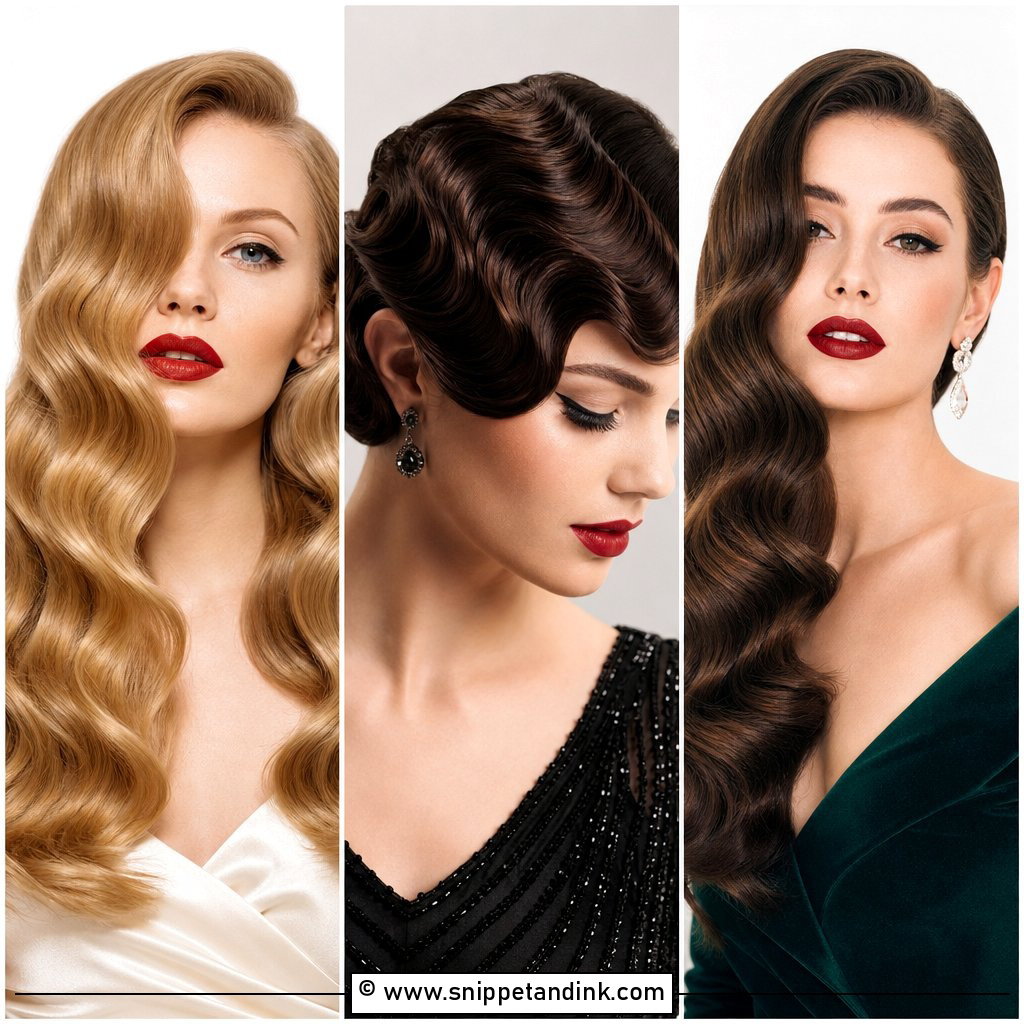 25 Vintage Waves Wedding Hair Ideas for Glamorous Brides