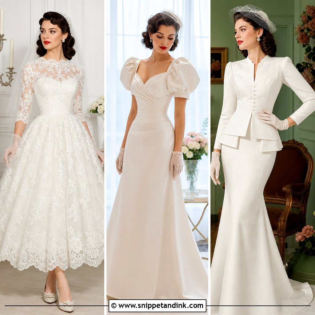 25 Vintage Wedding Dress 1950s 1940s Ideas