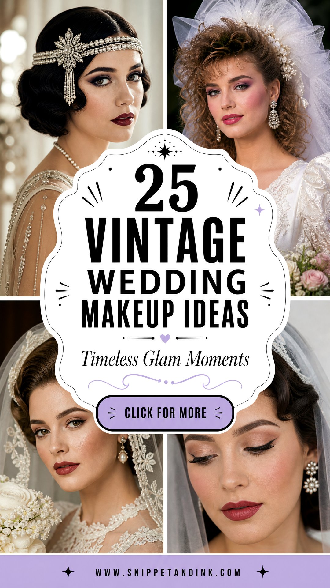 25 Vintage Wedding Makeup Ideas for Timeless Glam - 25 Vintage Wedding Makeup Ideas for Timeless Glam