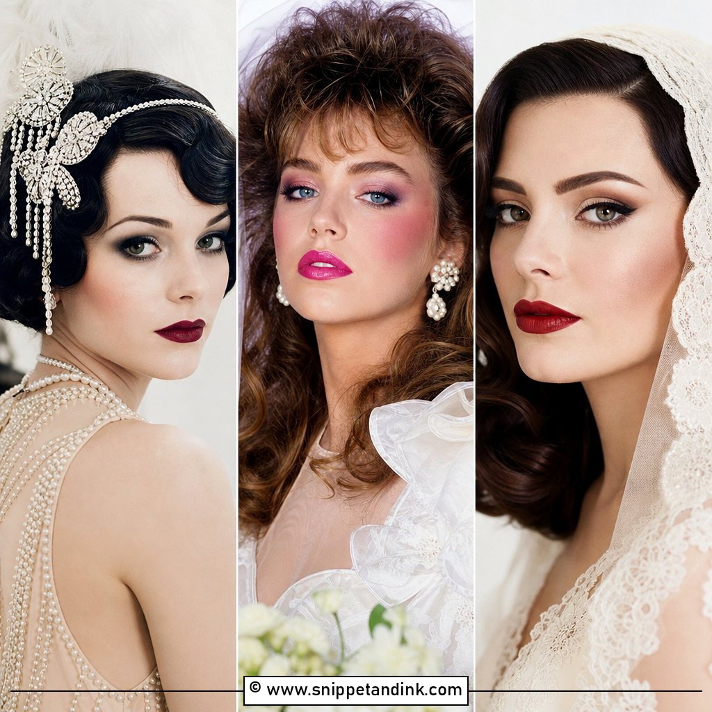 25 Vintage Wedding Makeup Ideas for Timeless Glam